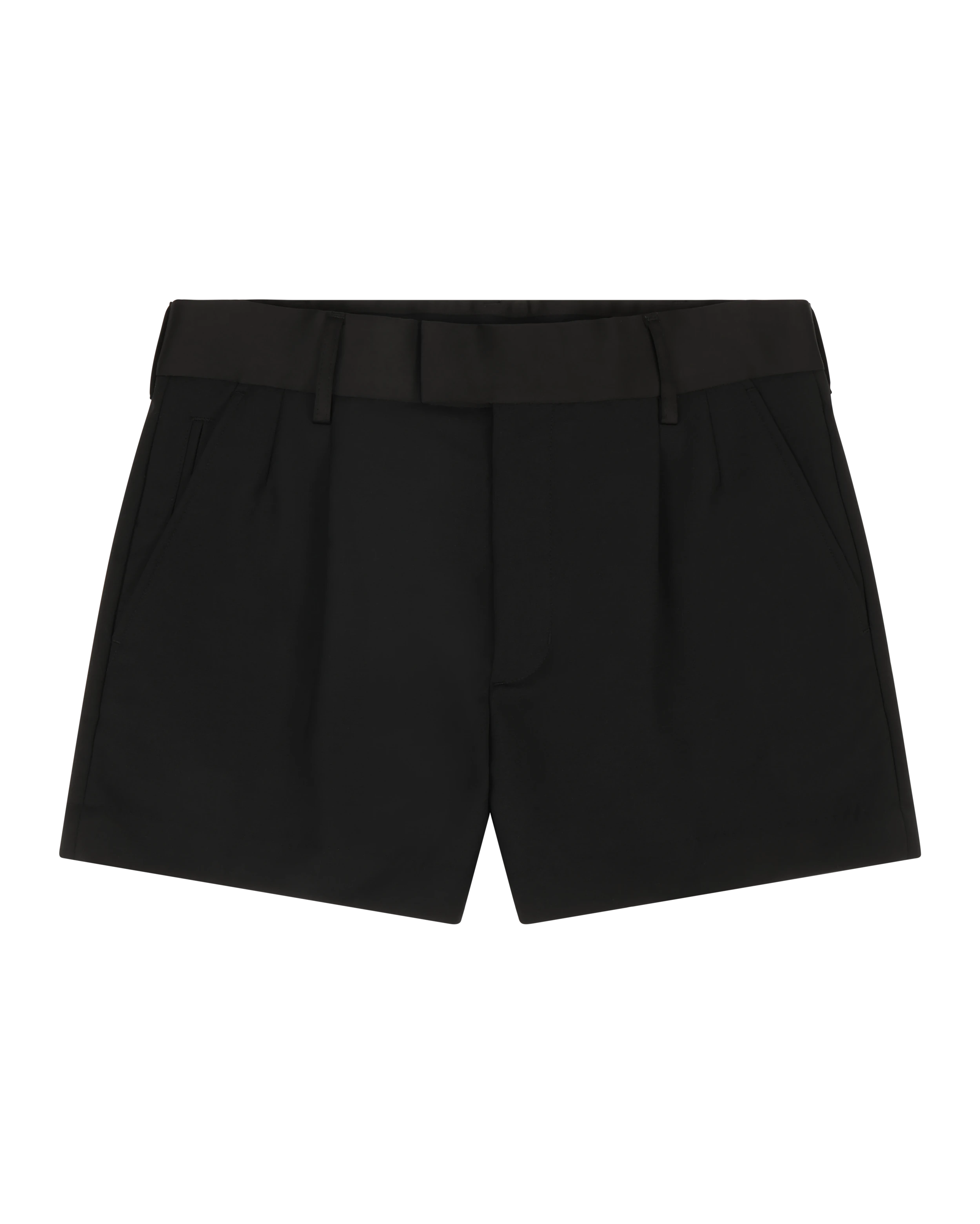 Compact Shorts Black Wool - Image 5