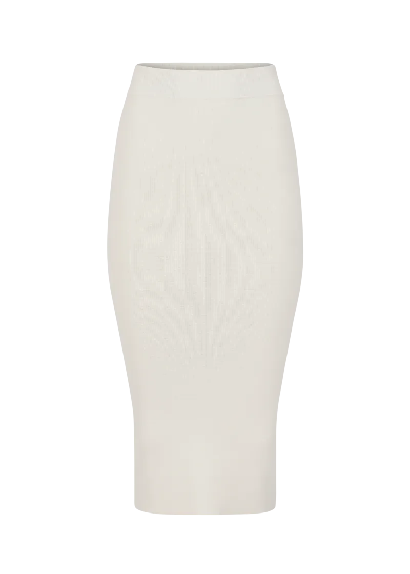knit-skirt-off-white garment view