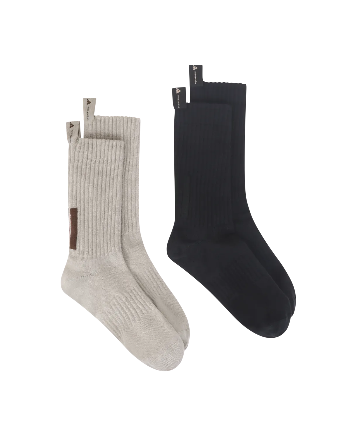 Regular Socks 2-Pair-Socks Black/Light Brown - Image 2