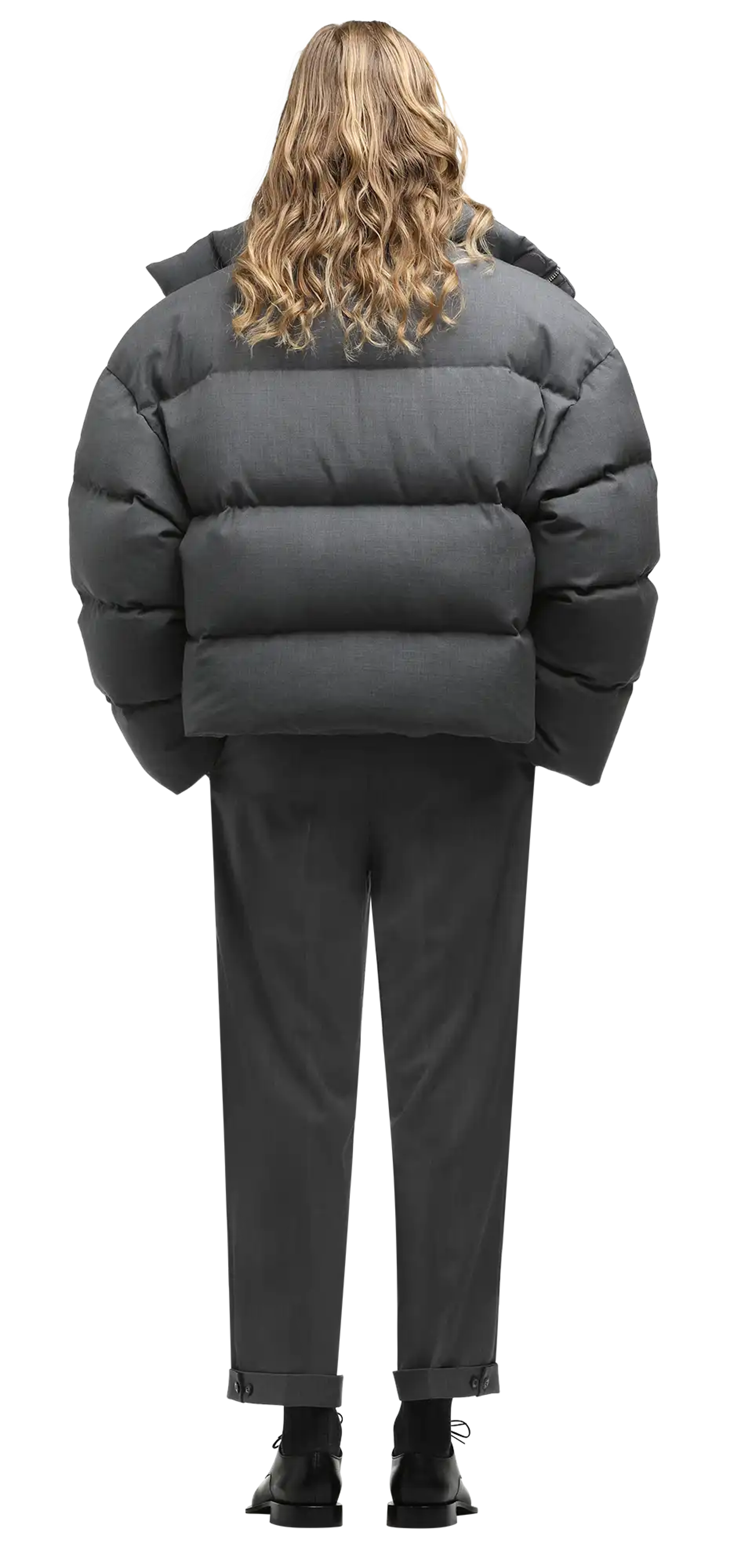 mml puffer suiting grey - entire studios