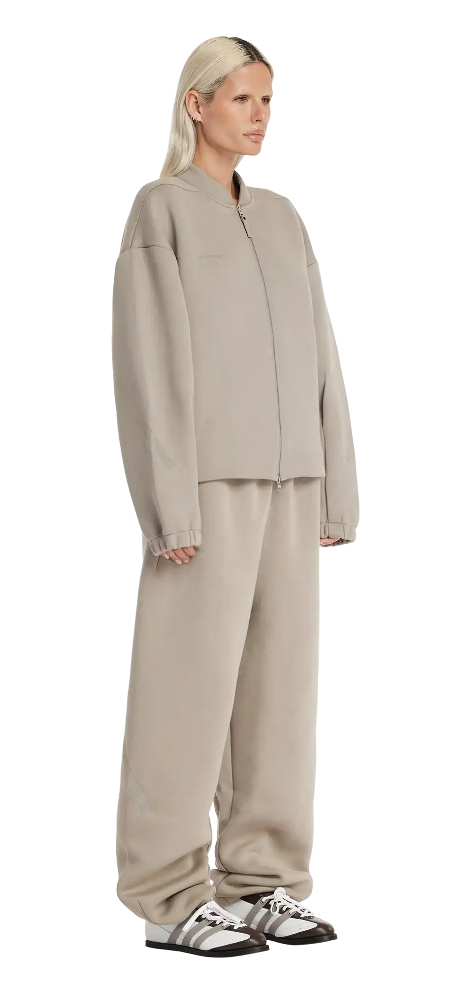 z.n.e. full zip knit putty beige - entire studios z.n.e. full zip knit putty beige - entire studios