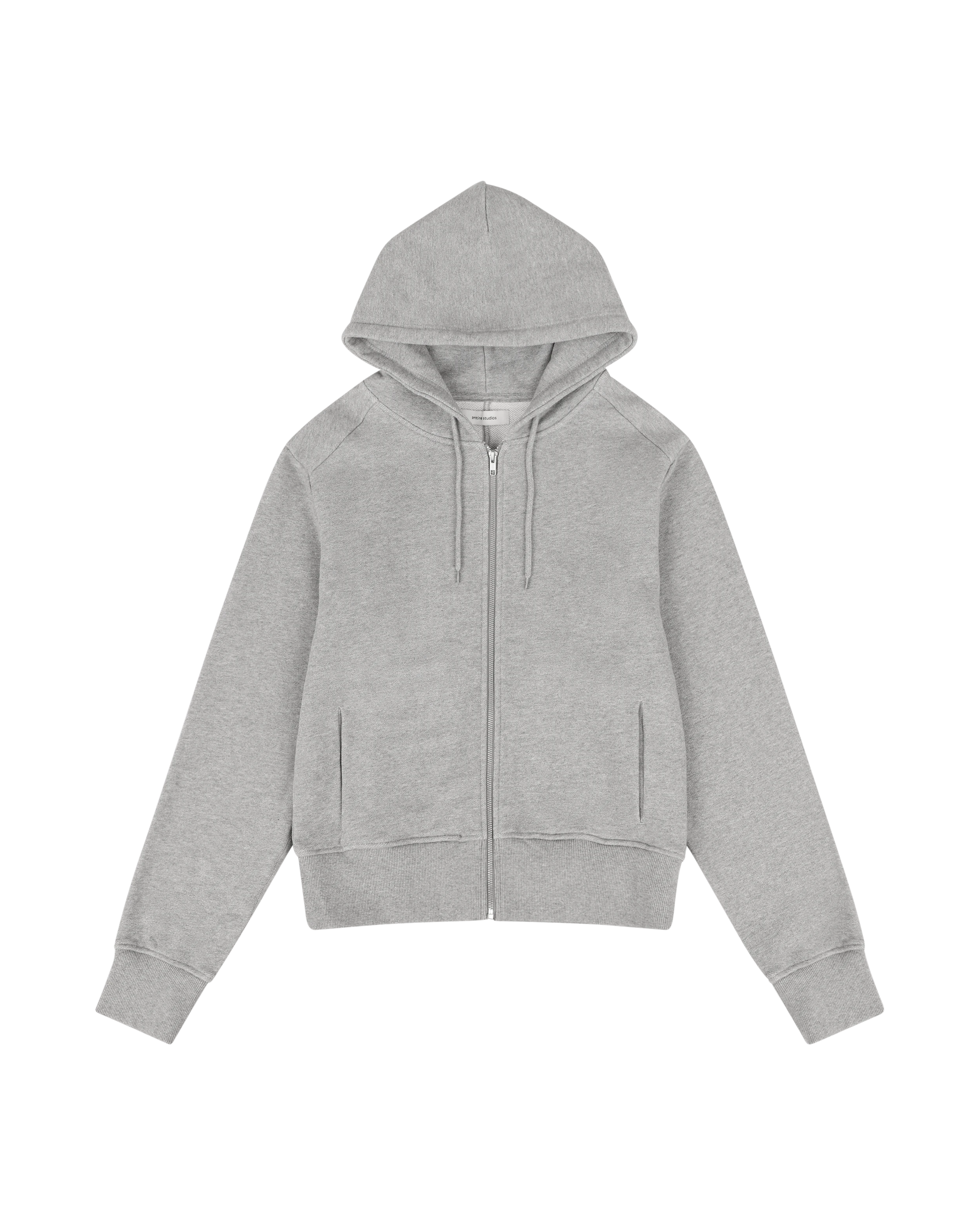 Slim Zip Up Grey Marle - Image 4