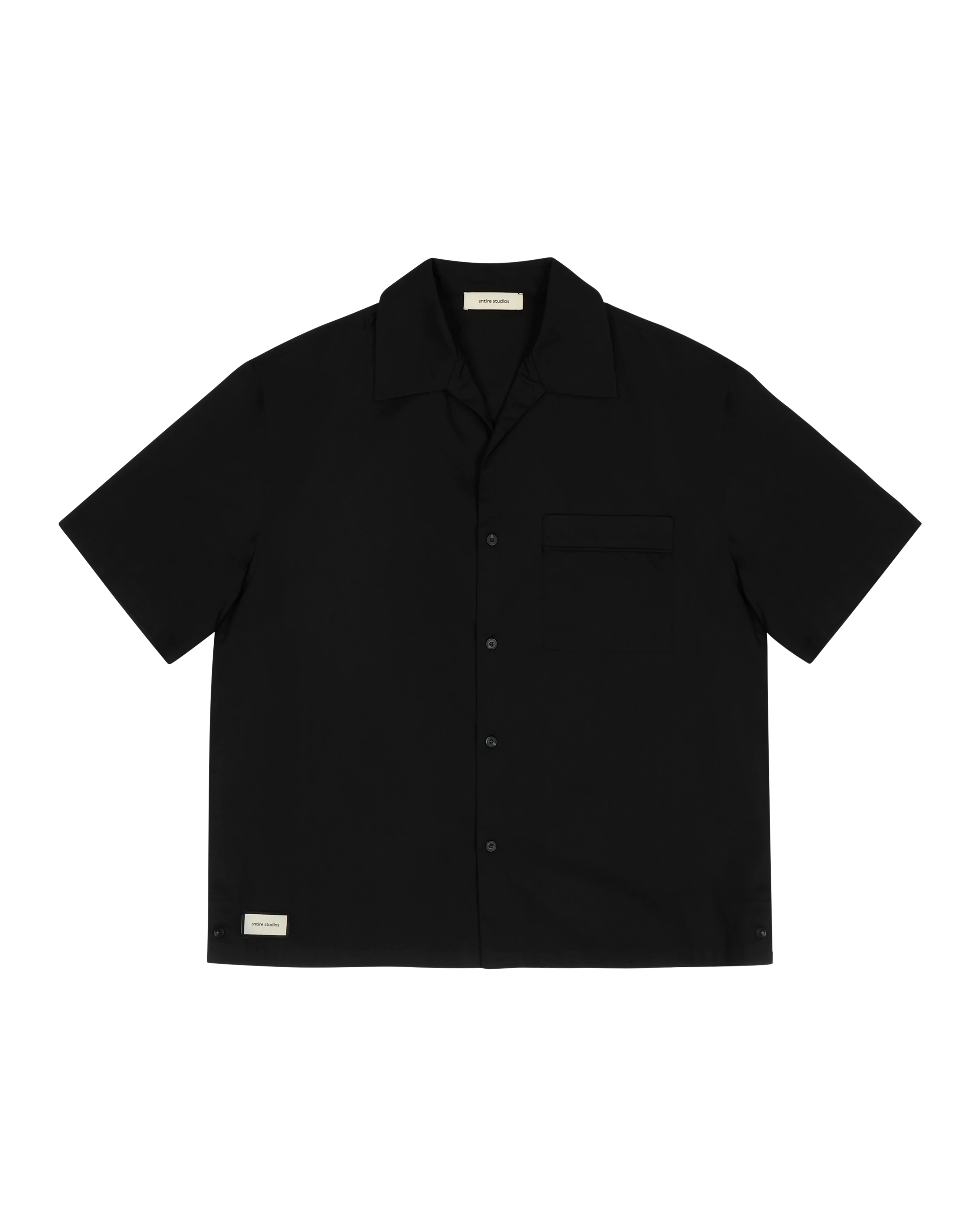 SS Pajama Shirt Black - Image 6