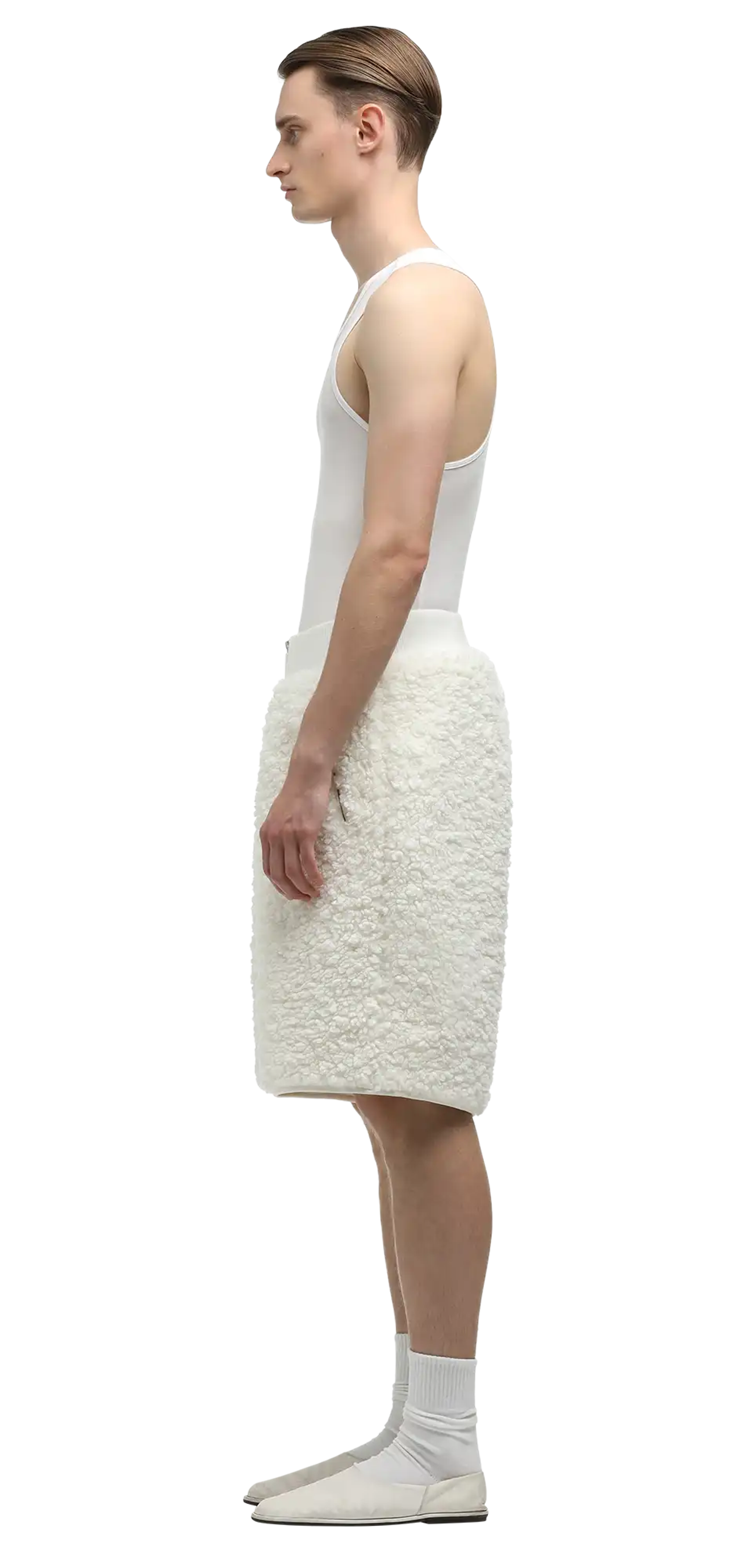 ef-short-white character left view