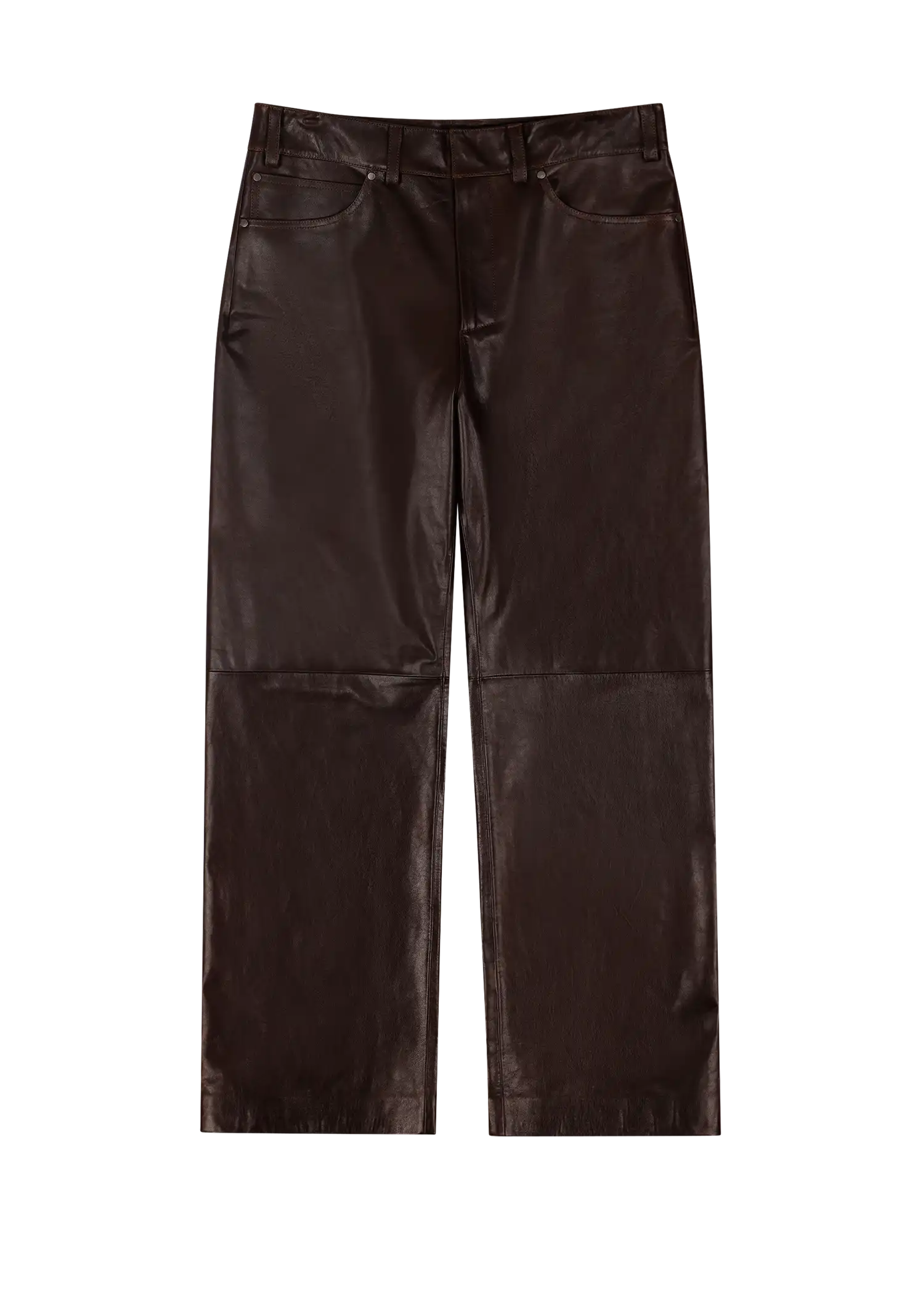 Product leather-straight-leg-dark-brown thumbnail