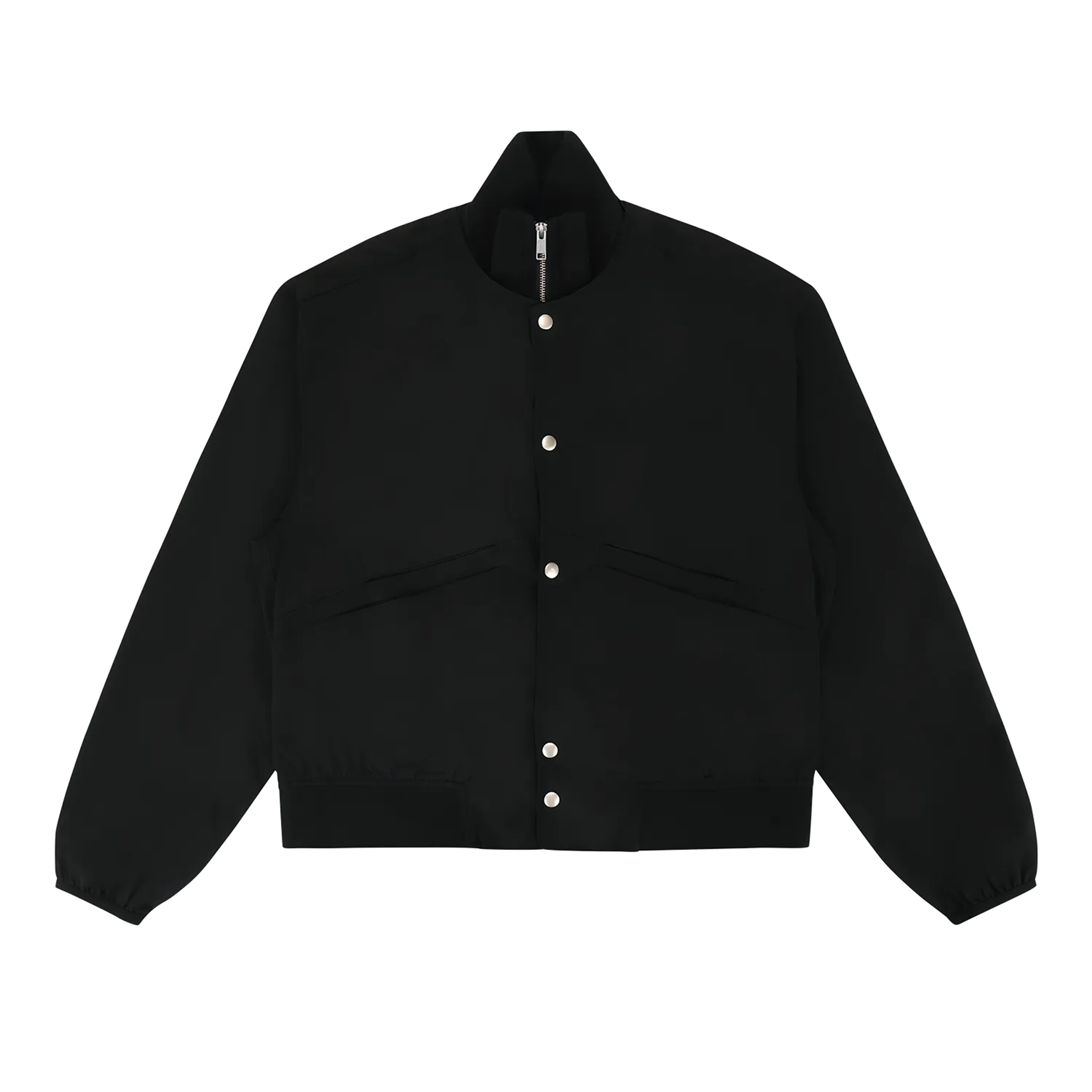 Product zip-up-anorak-black-nylon thumbnail