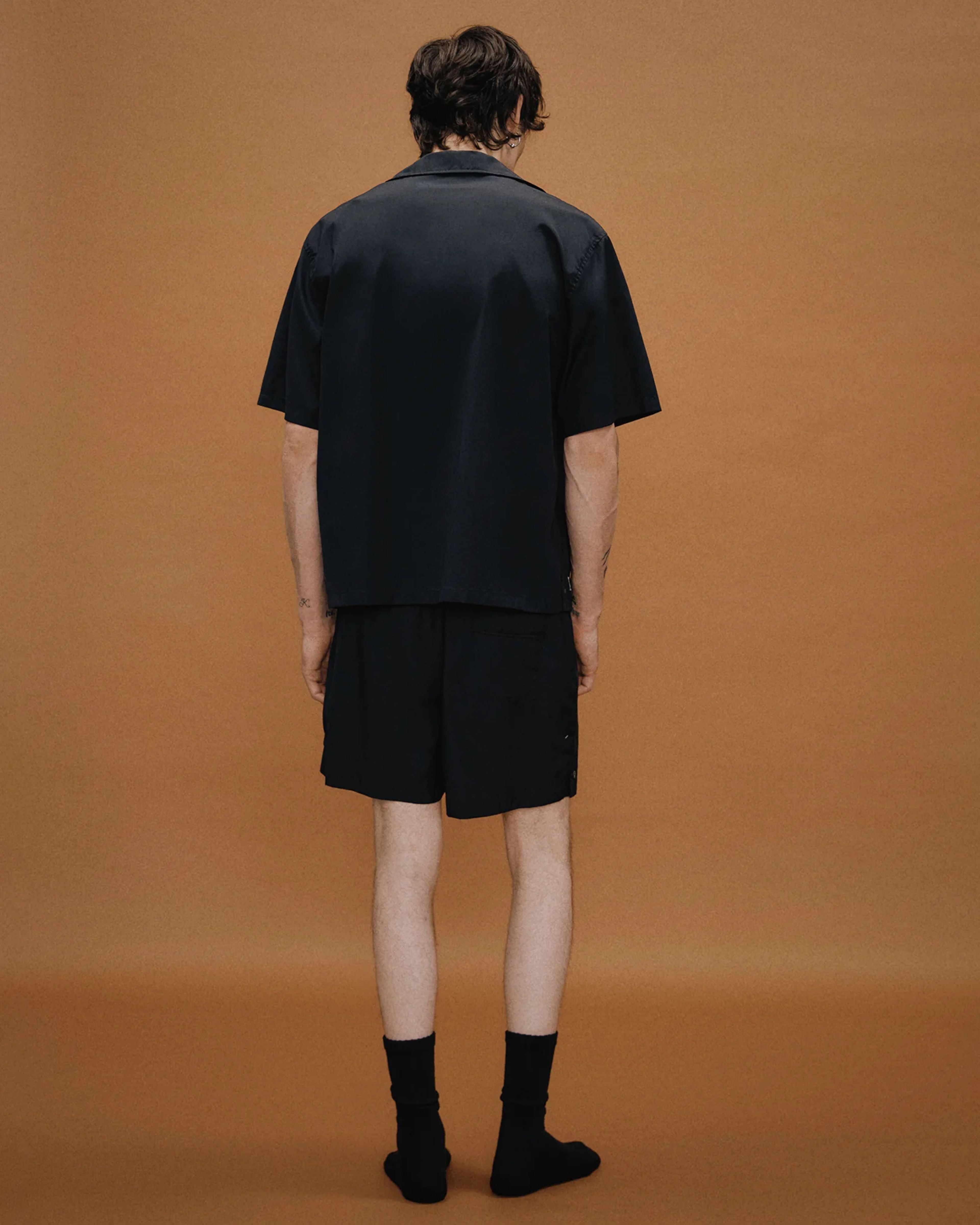 SS Pajama Shirt Black - Image 4