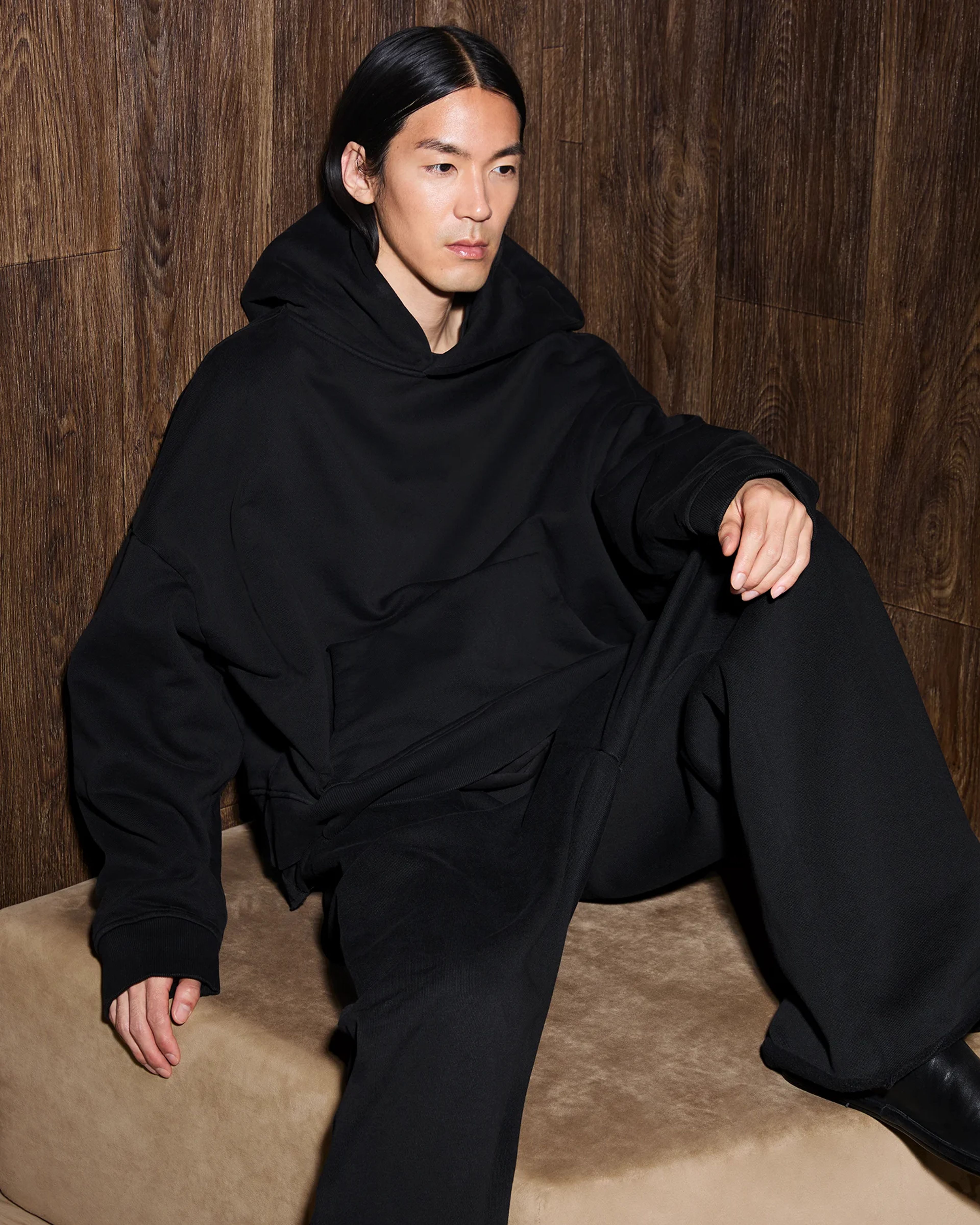 ENTIRESTUDIOS HEAVYHOOD 黒 M ENTIRE STUDIOS]HEAVY HOOD/WASH(ES2125) – R&Co.