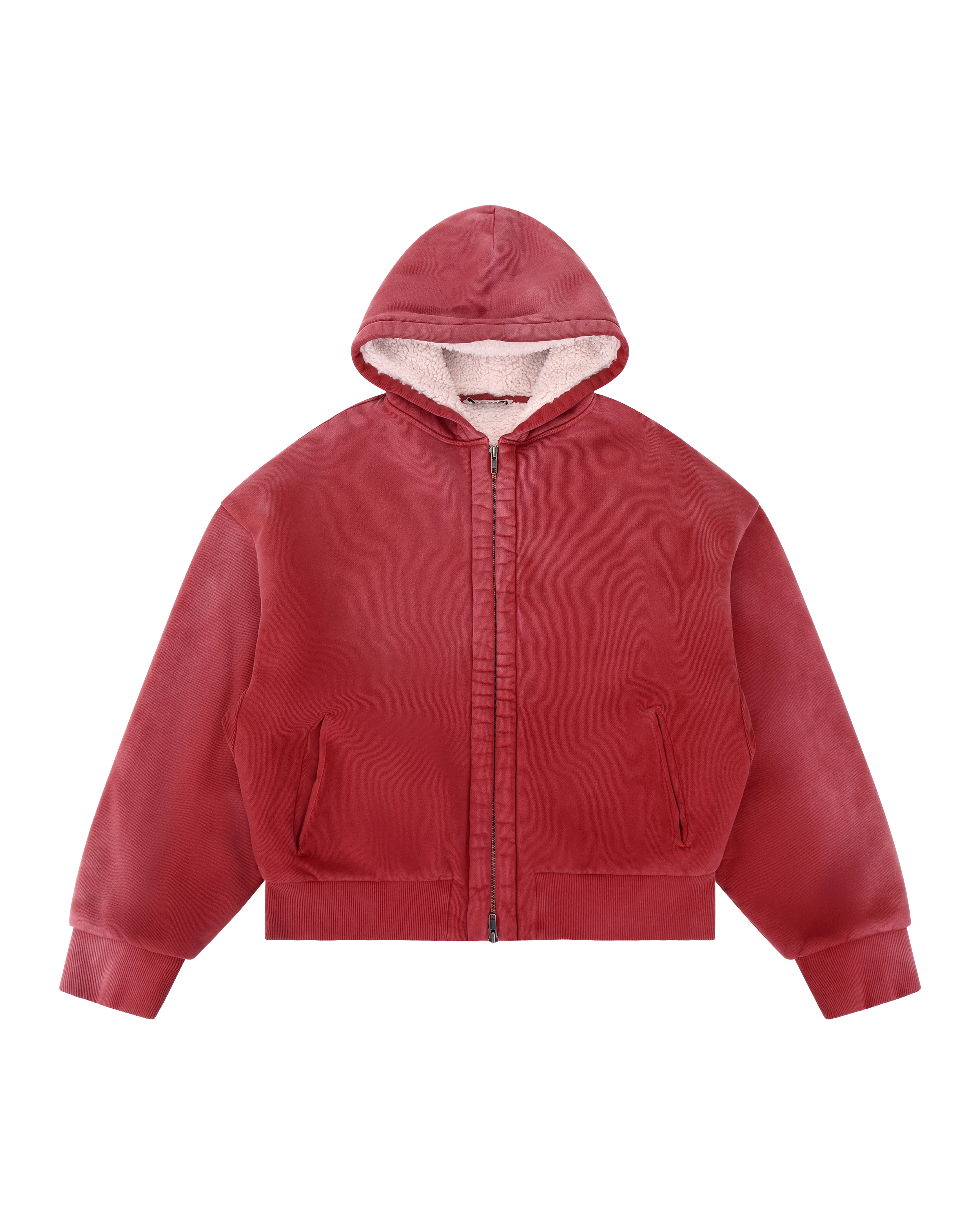Sherpa Hood Red Clay - Image 8