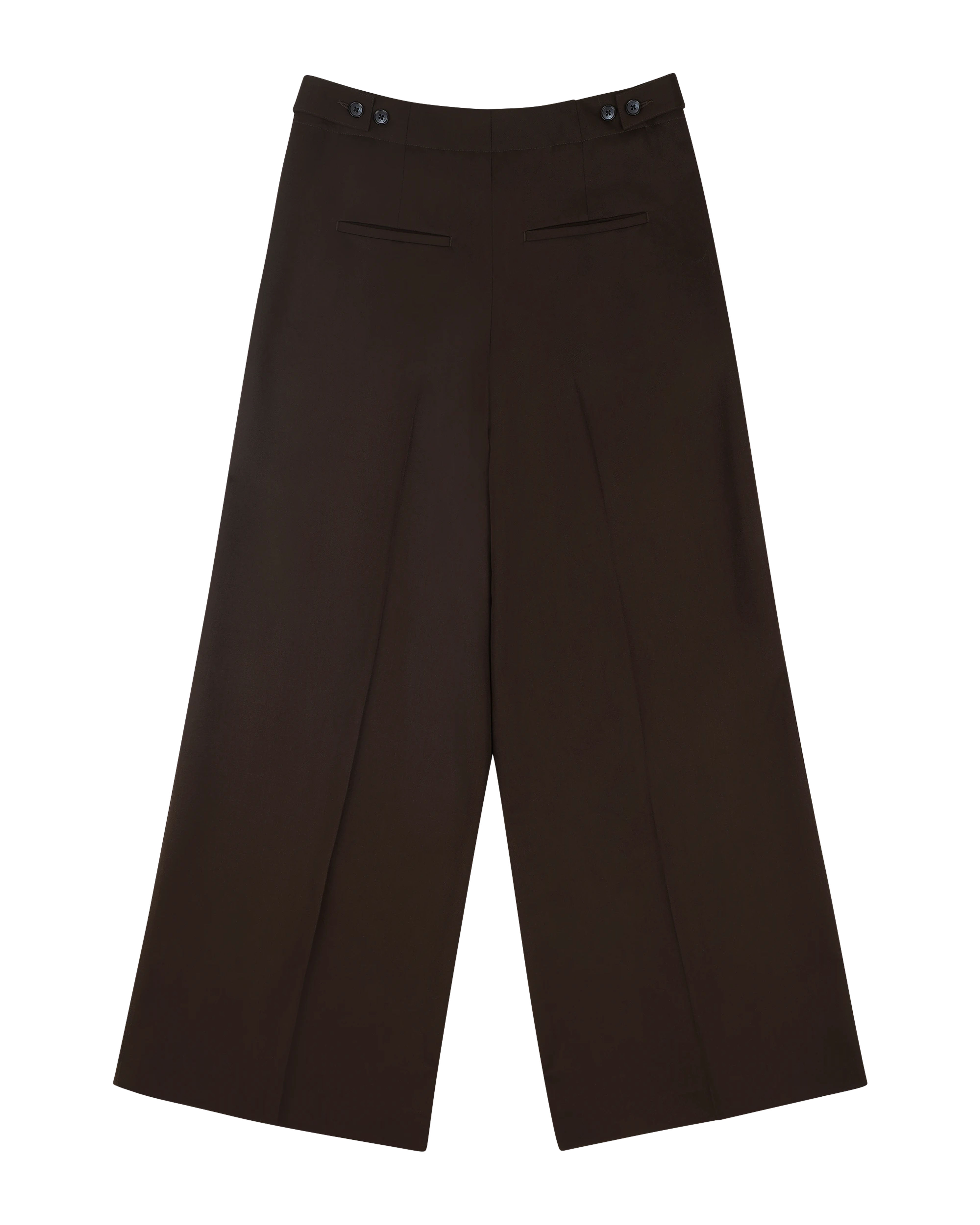 Pleated Womens Pant Tobacco - Image 2