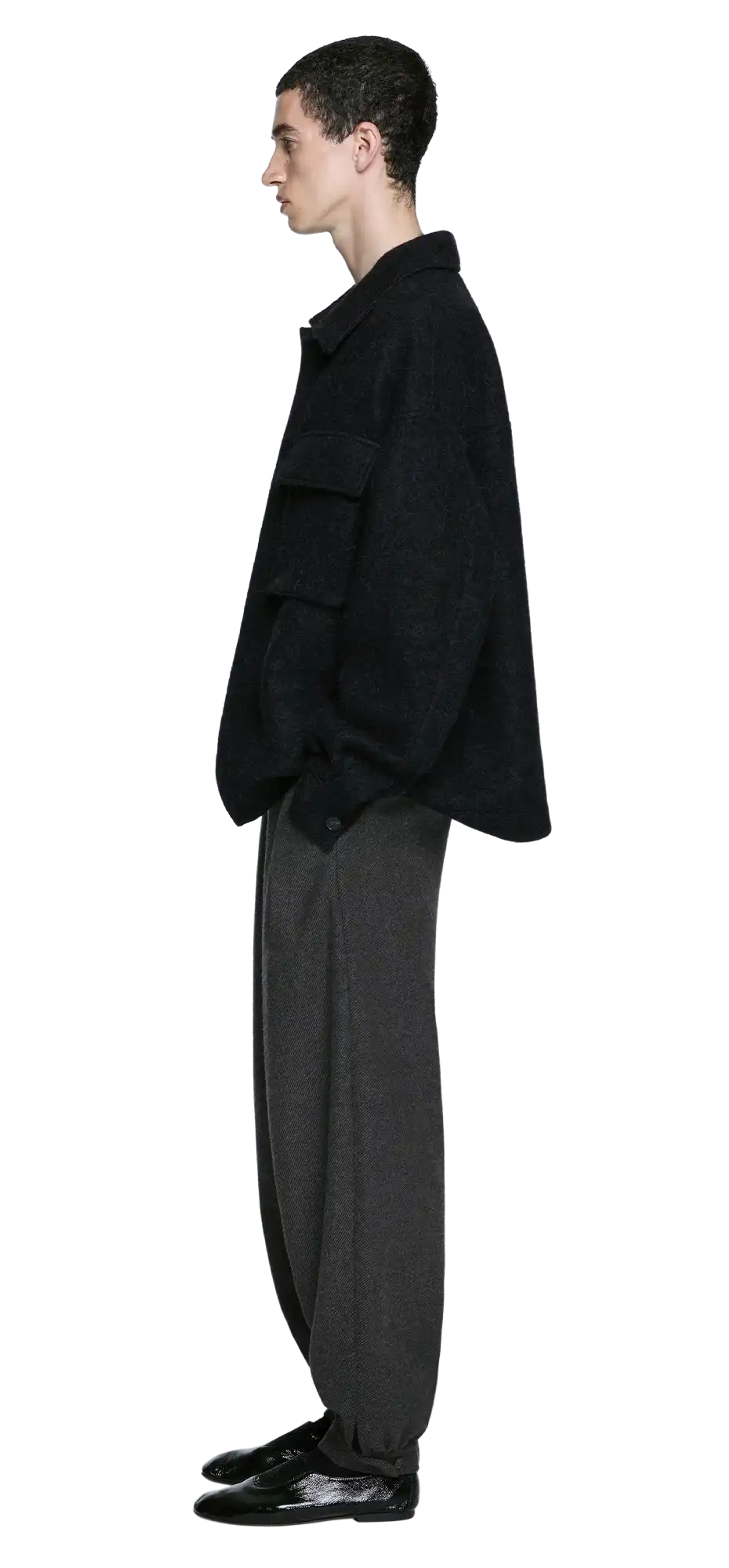 fjord-shirt-black character left view