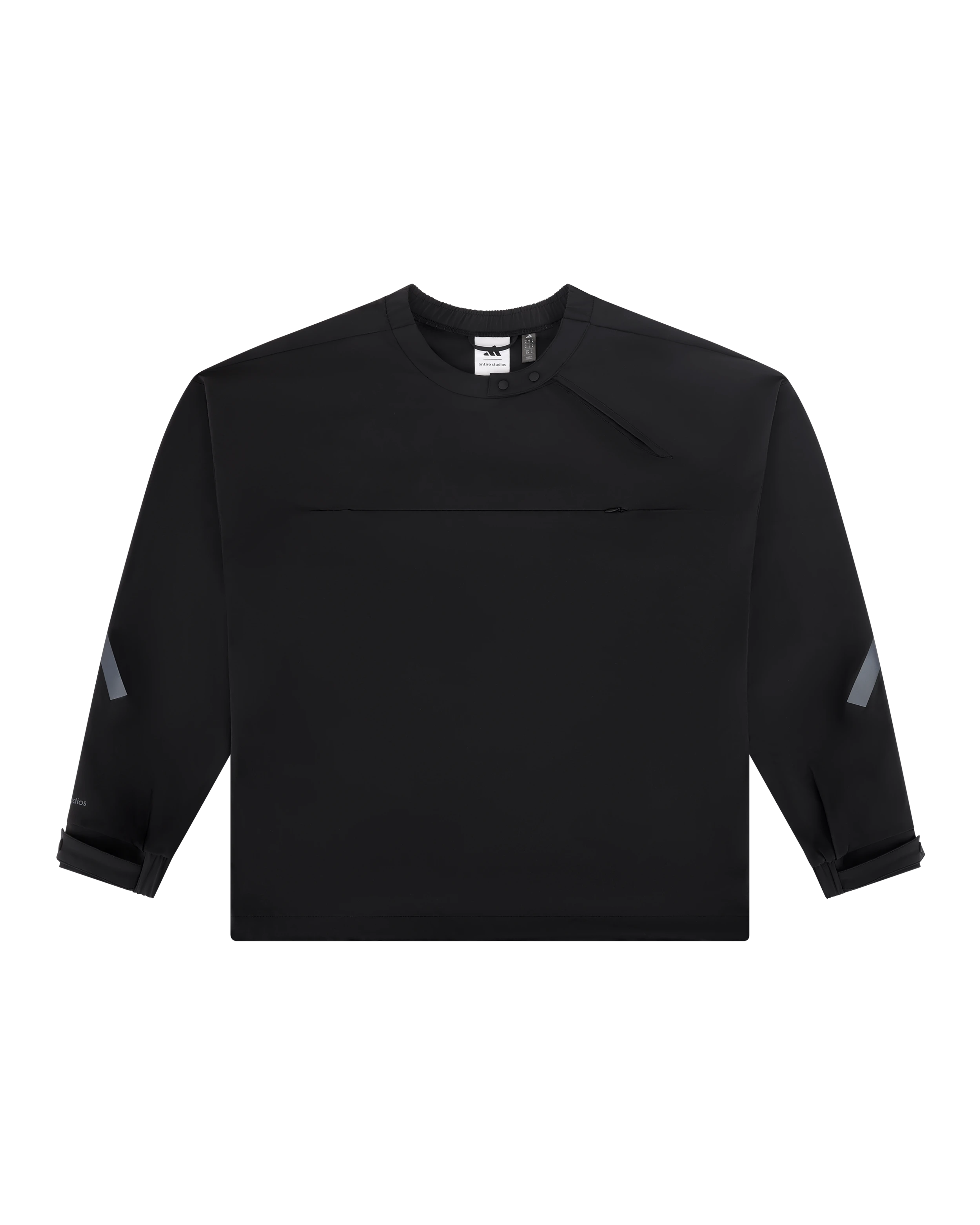 Z.N.E. Half Zip Woven Black - Image 4