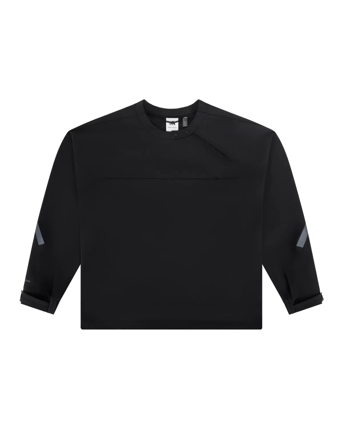 Z.N.E. Half Zip Woven Black - Image 4