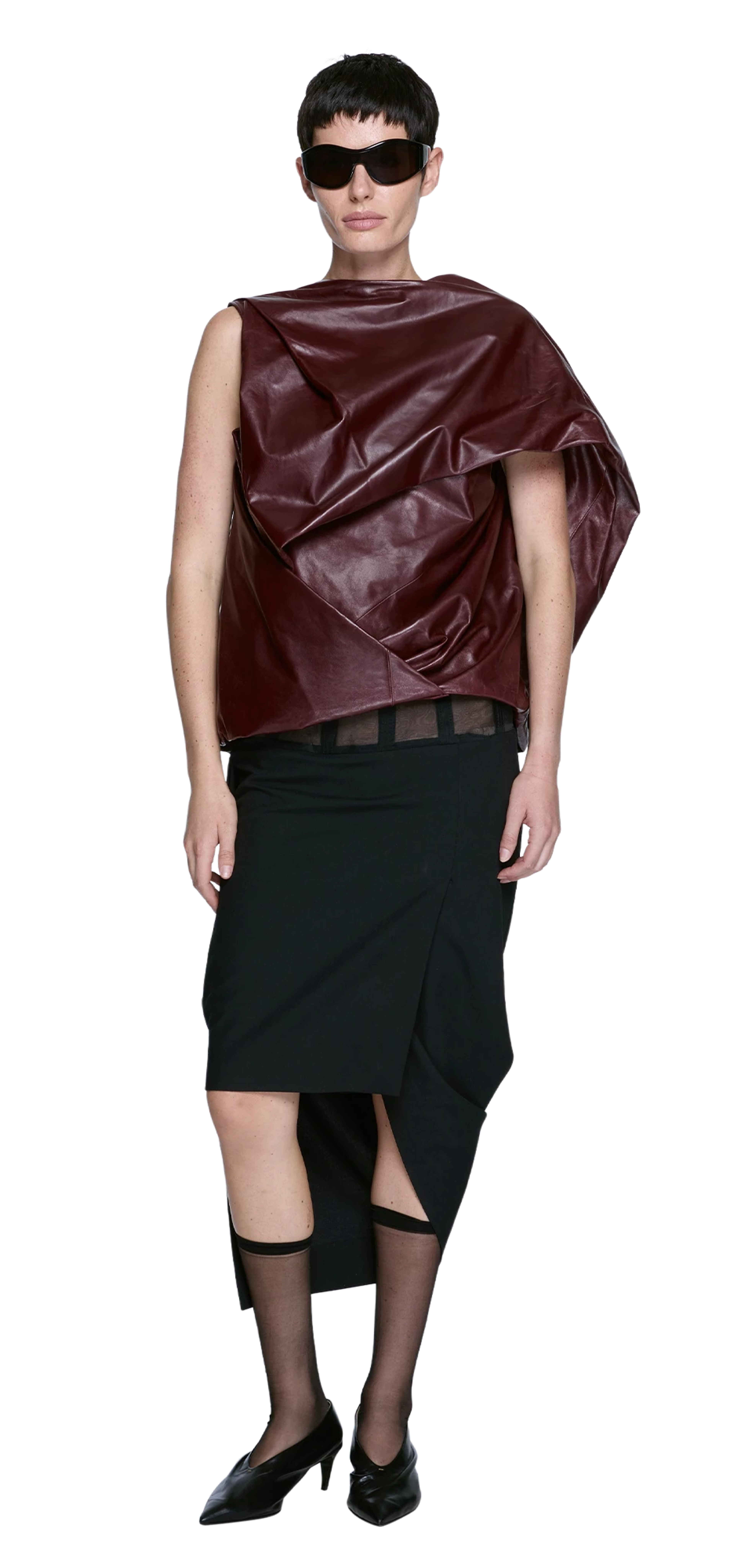 leather-side-drape-top-merlot character front view