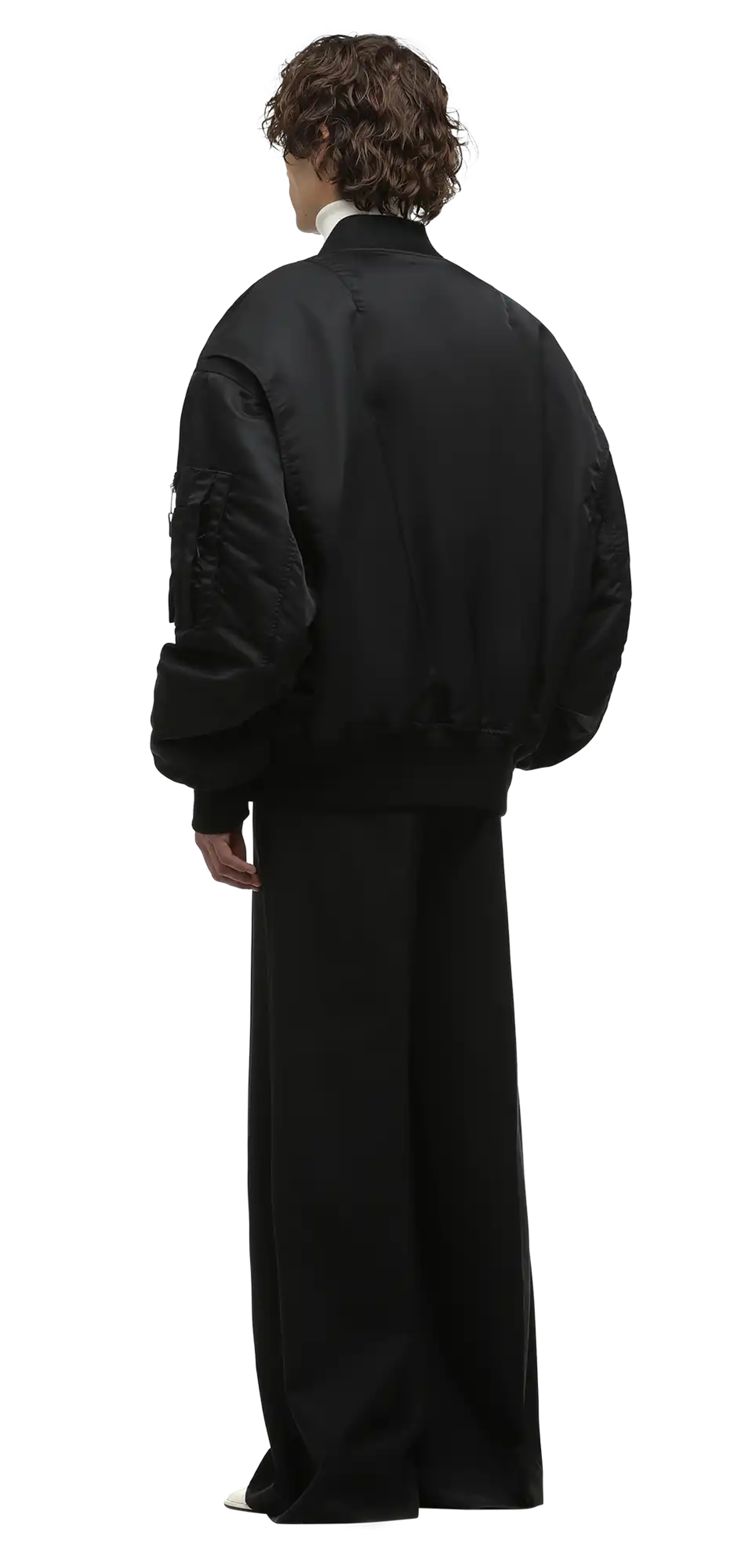 ジャケット・アウター XL ENTIRE STUDIOS BROAD BOMBER OIL BLACK broad bomber oil - entire studios