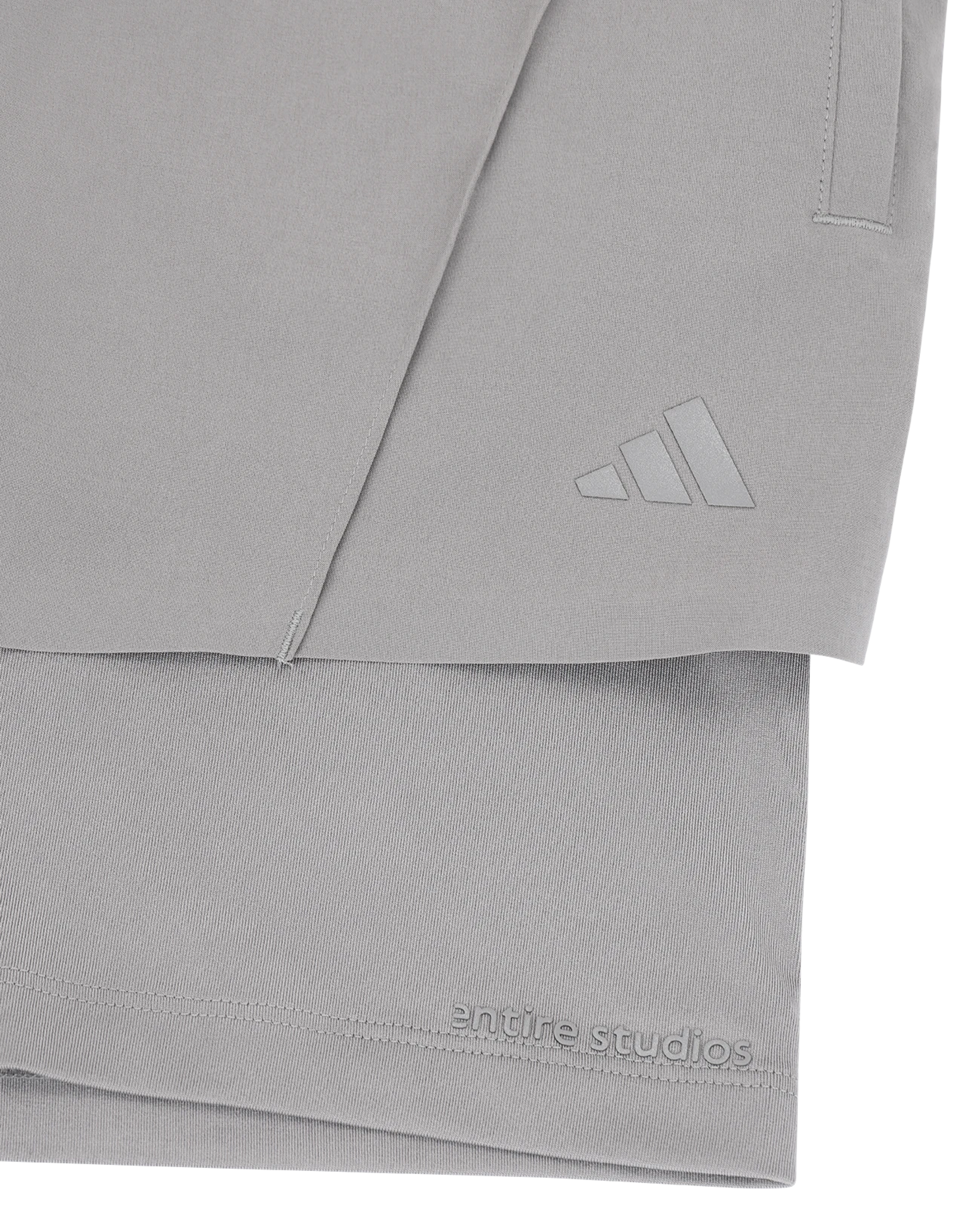 D4T Training 2in1 Shorts Dove Grey - Image 4