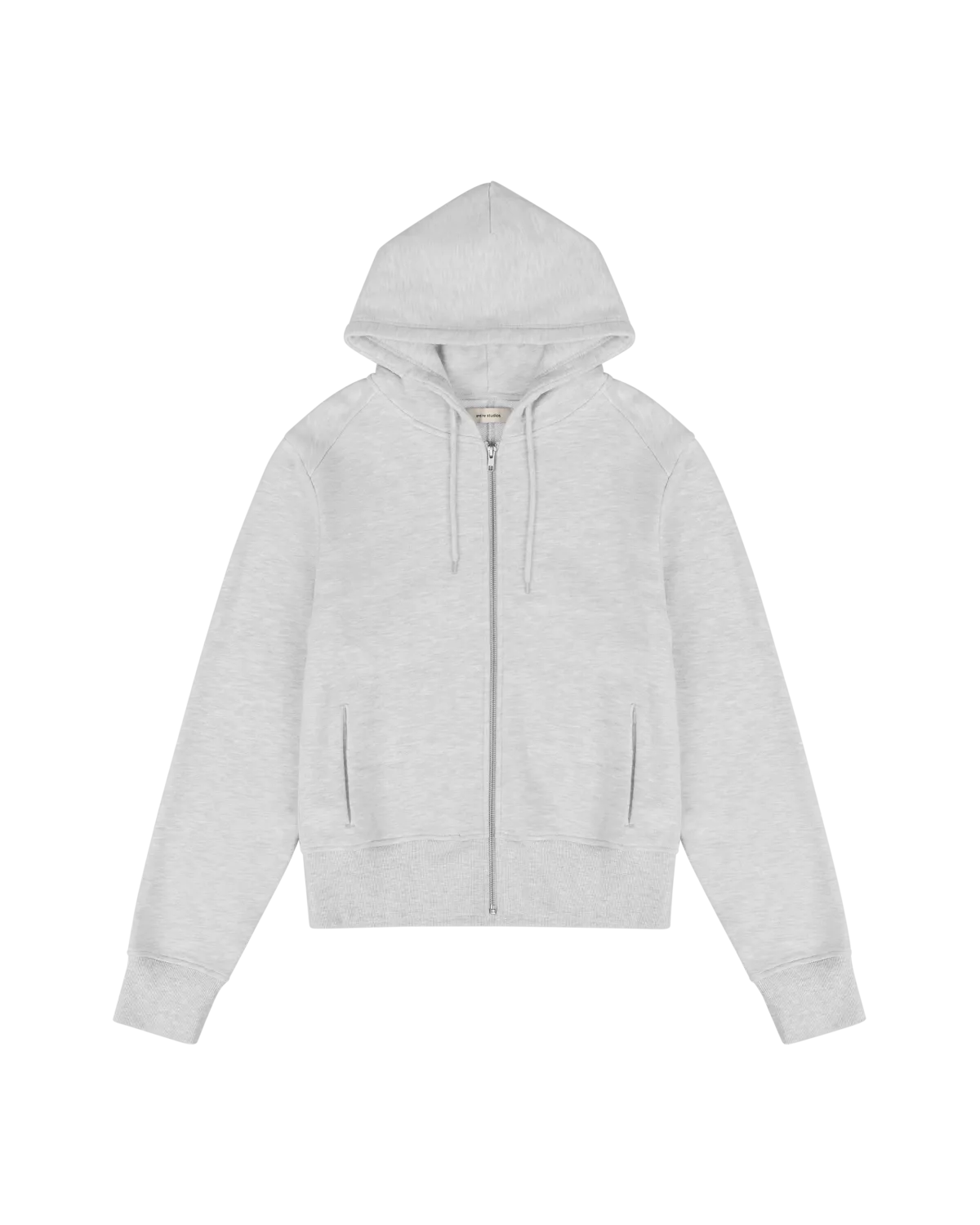 Slim Zip Up Heather Grey - Image 6