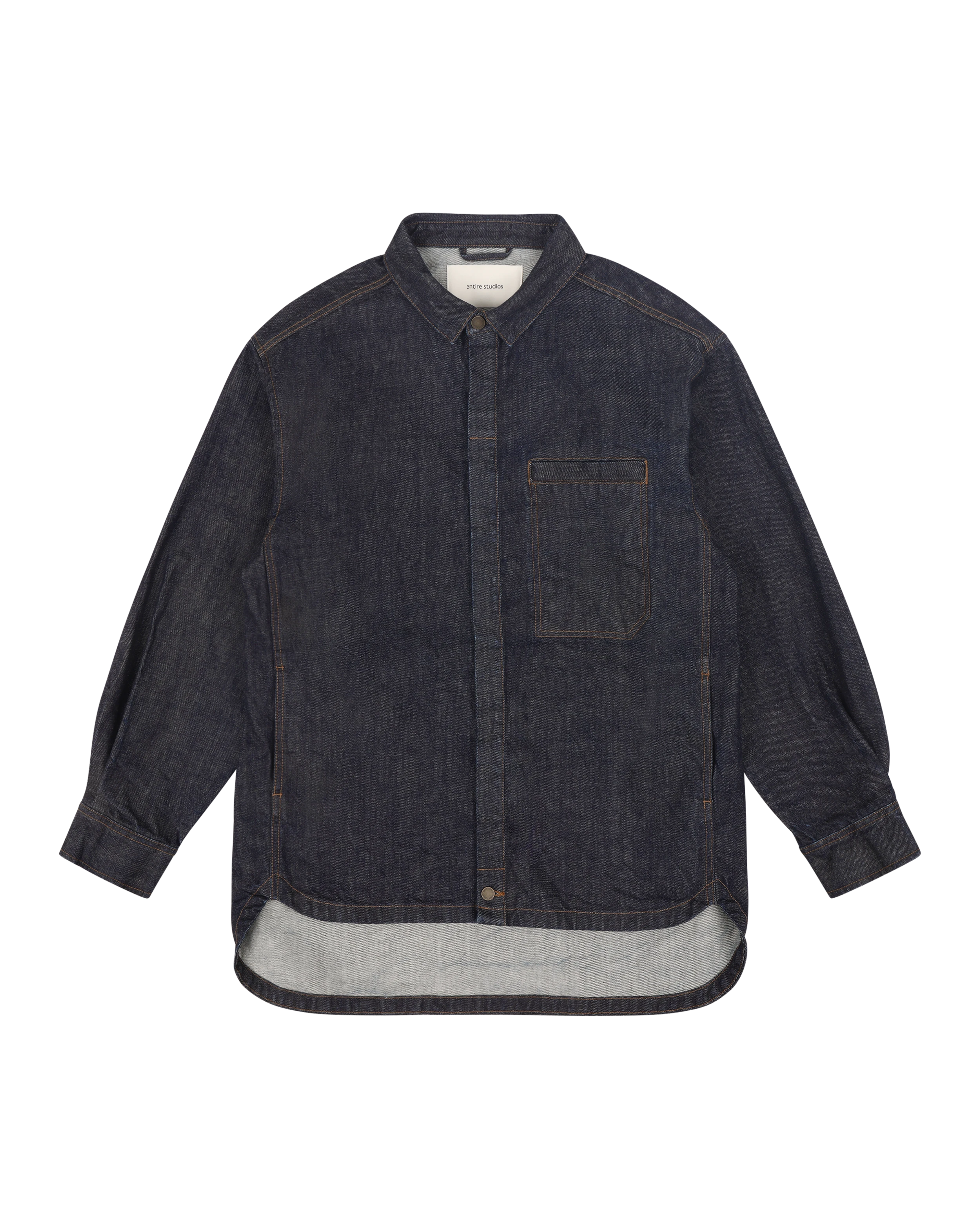 Herculean Shirt Raw Indigo - Image 1