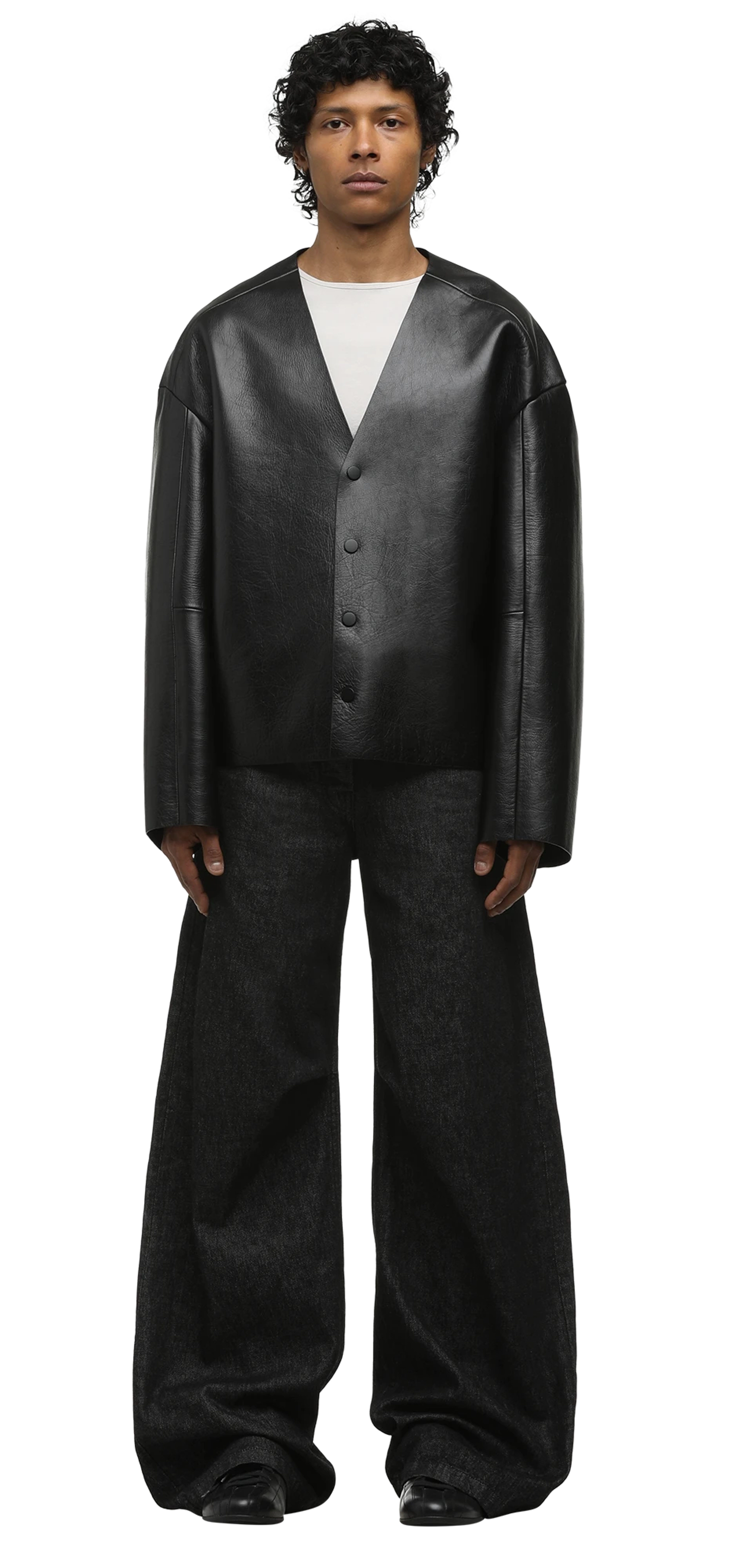 minimal-leather-jacket-black-leather character front view