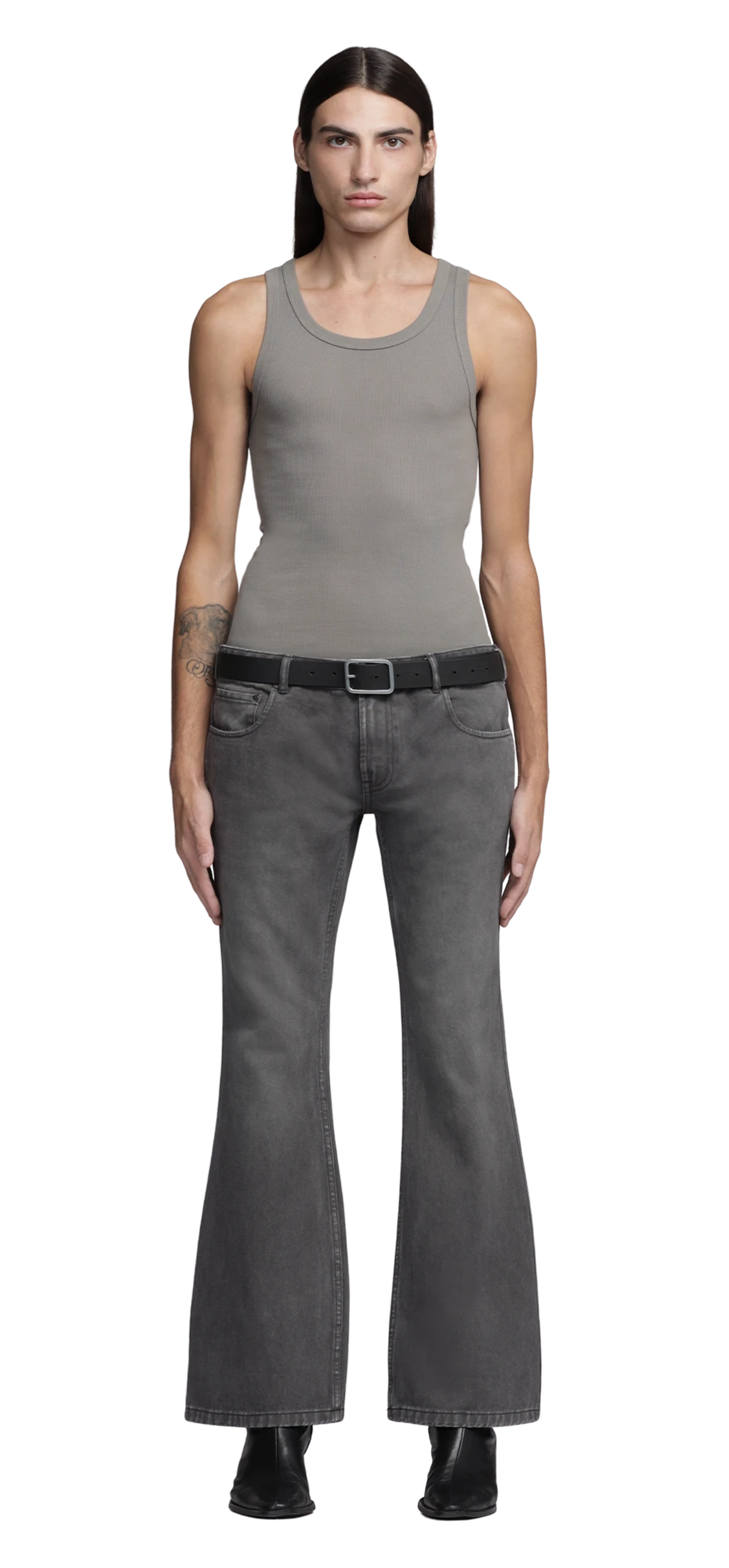 slim-flared-jeans-stone-light character front view