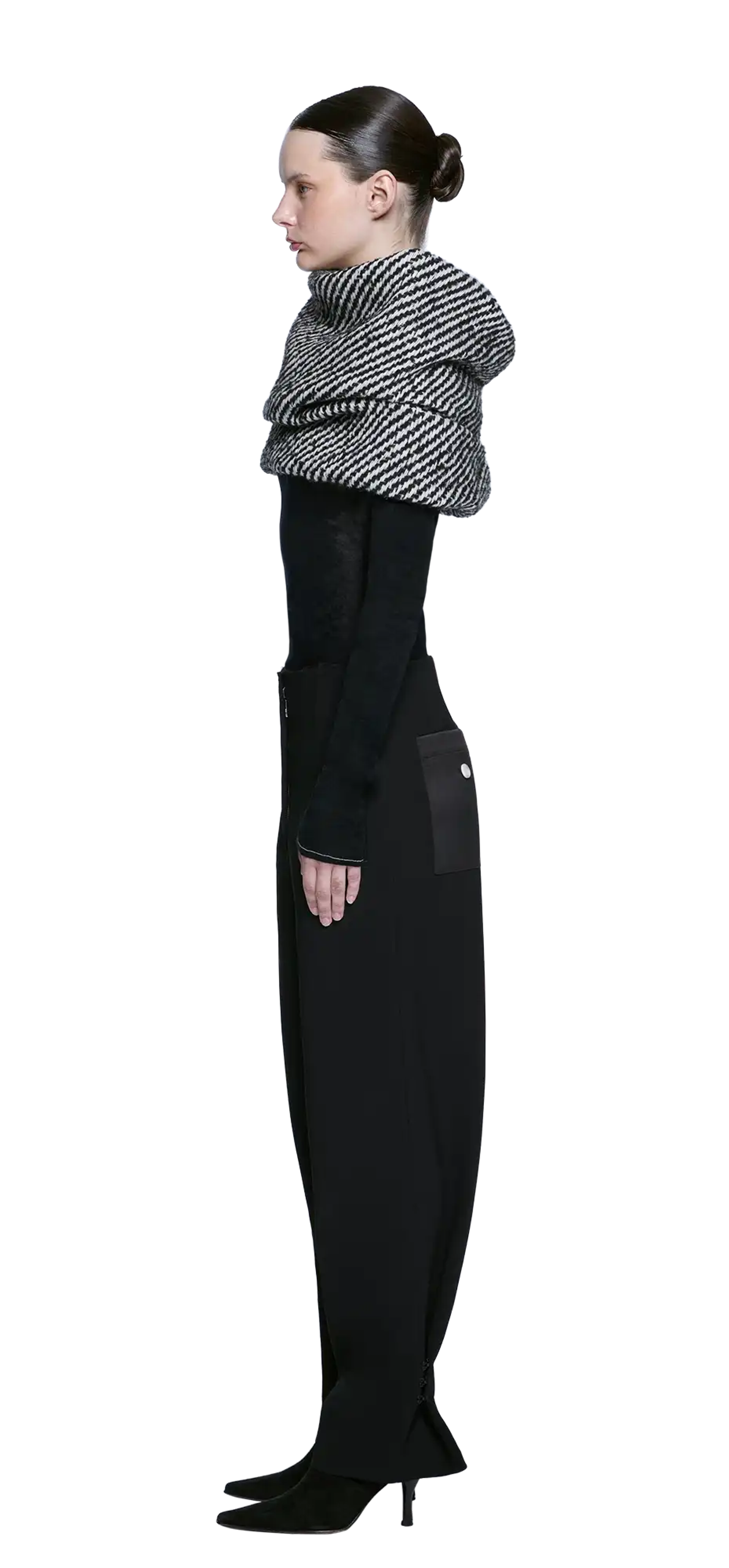 cima-pant-black character left view