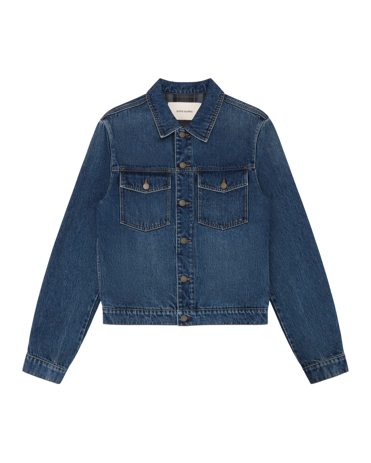 Classic Denim Jacket Mid Blue - Image 4