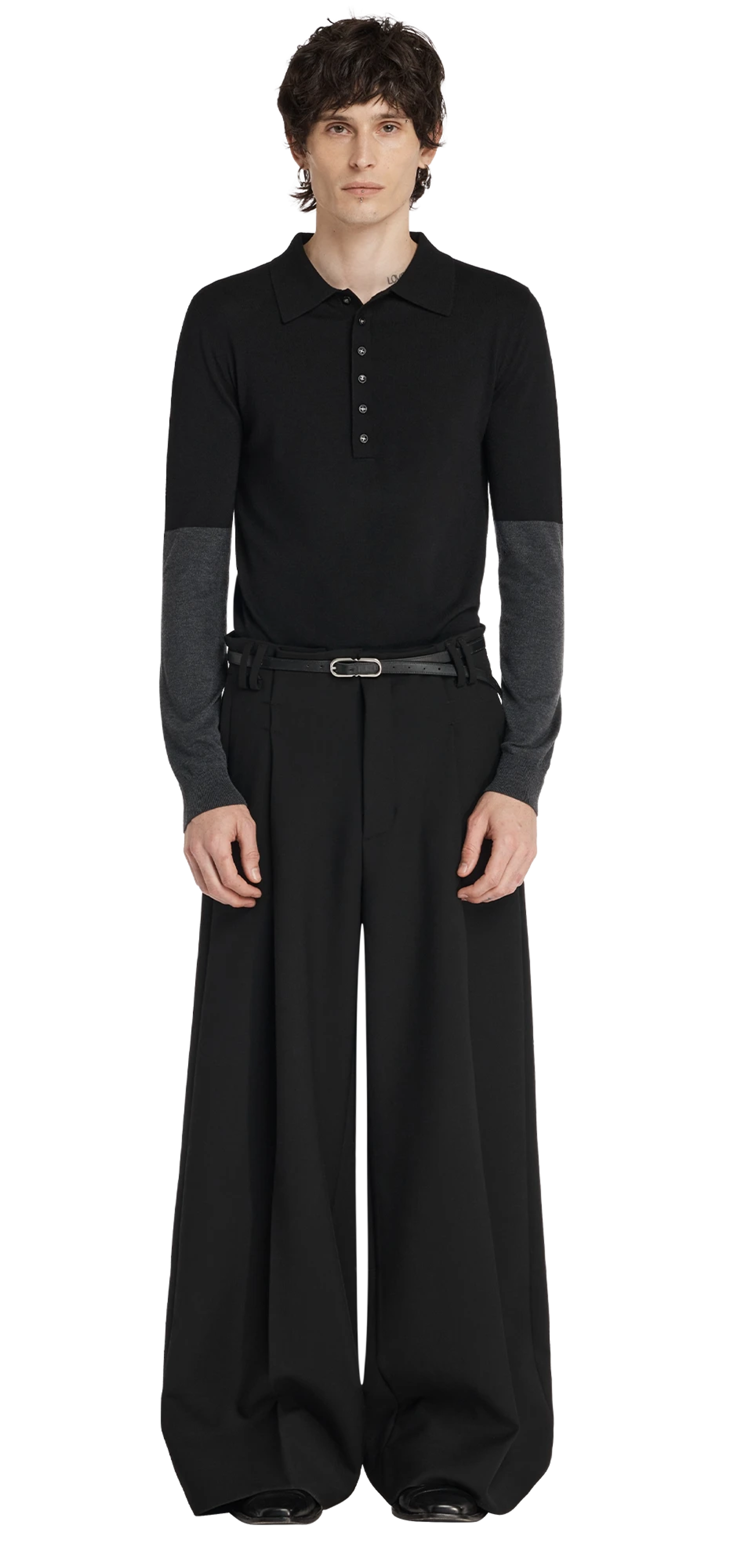 split-sleeve-polo-matter character front view