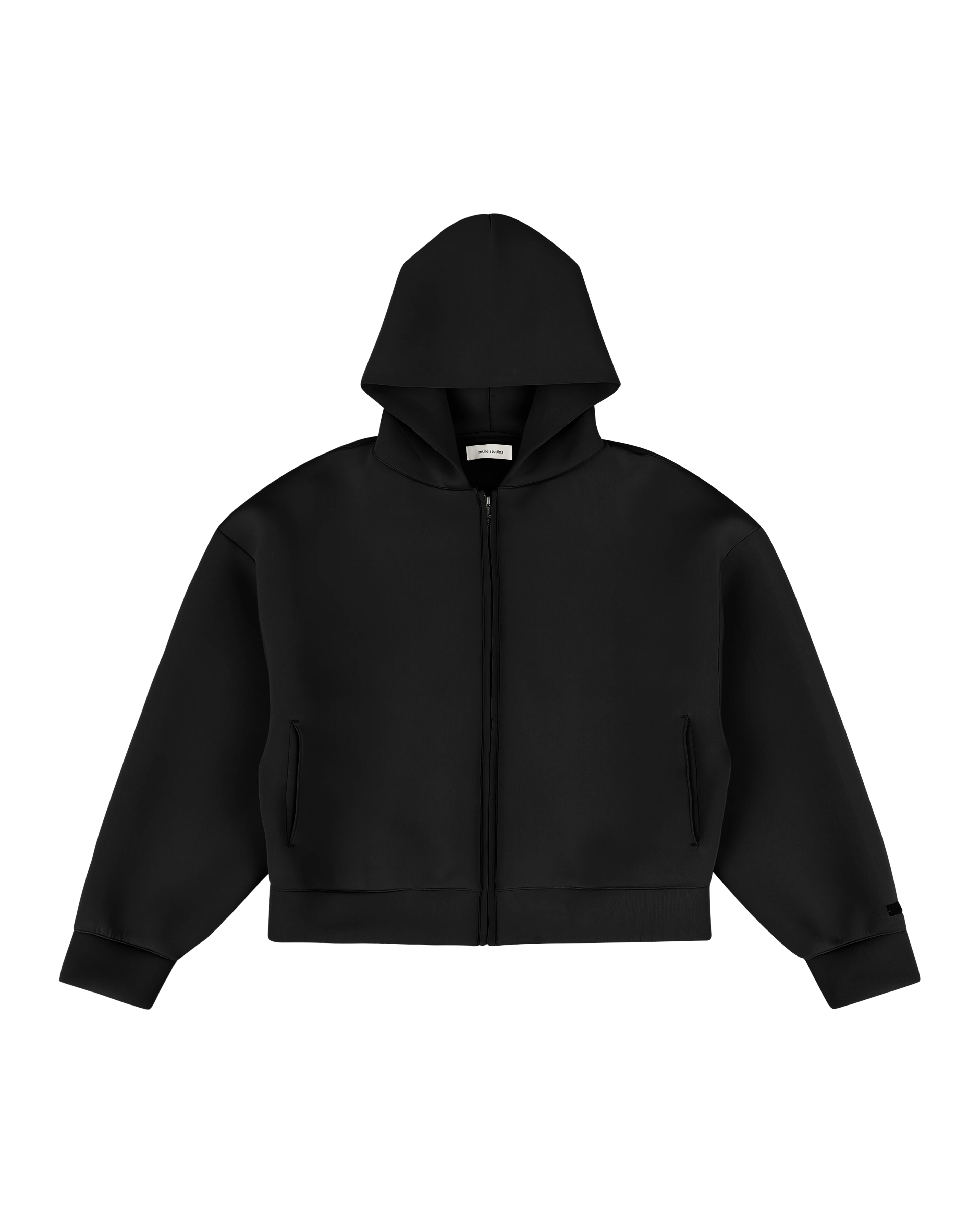 Scuba Zip Hood Black - Image 7