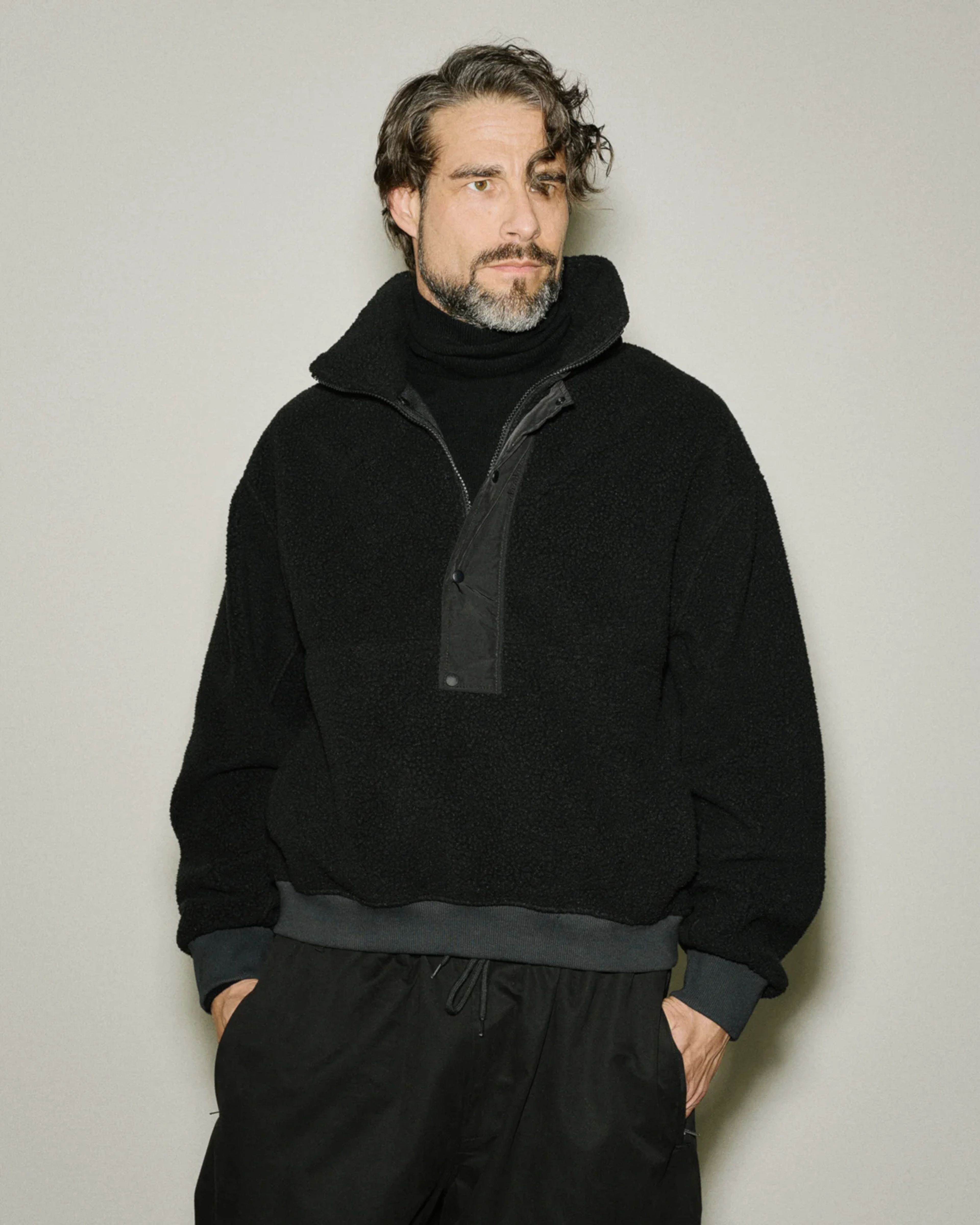 System Half Zip Fleece Onyx - Image 2