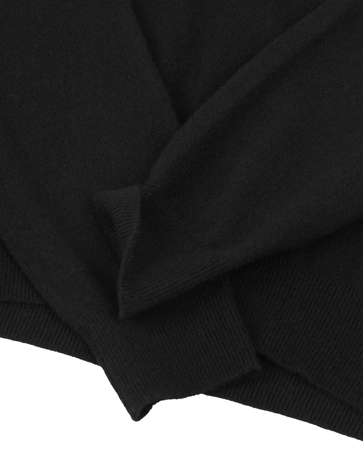 Knit Cashmere Turtleneck Black - Image 8