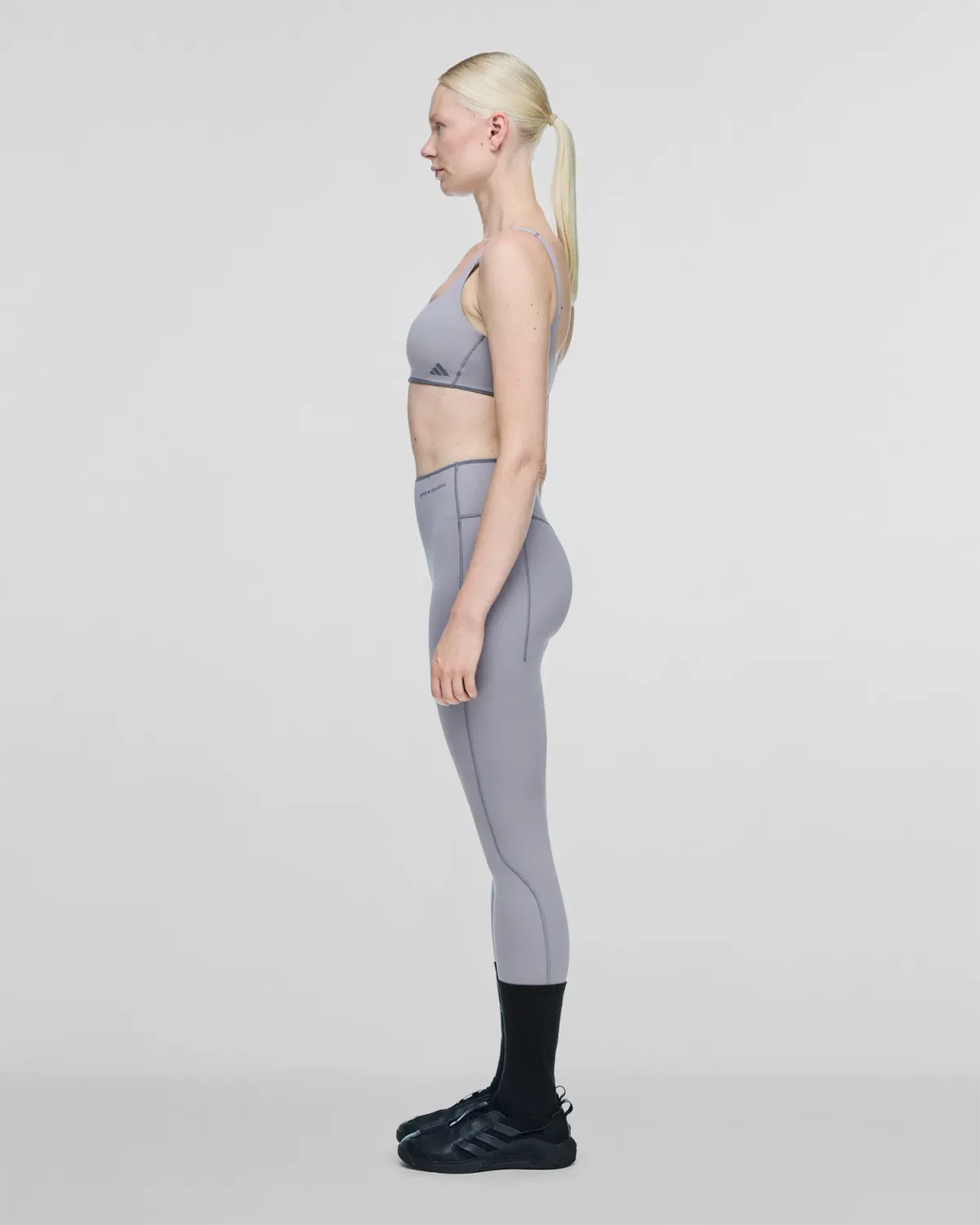 Optime Training 7/8 Leggings Dove Grey - Image 7
