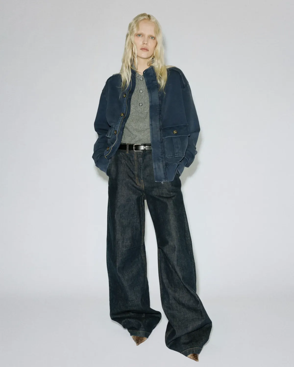 Supply Track Jacket Salted Navy - Image 3