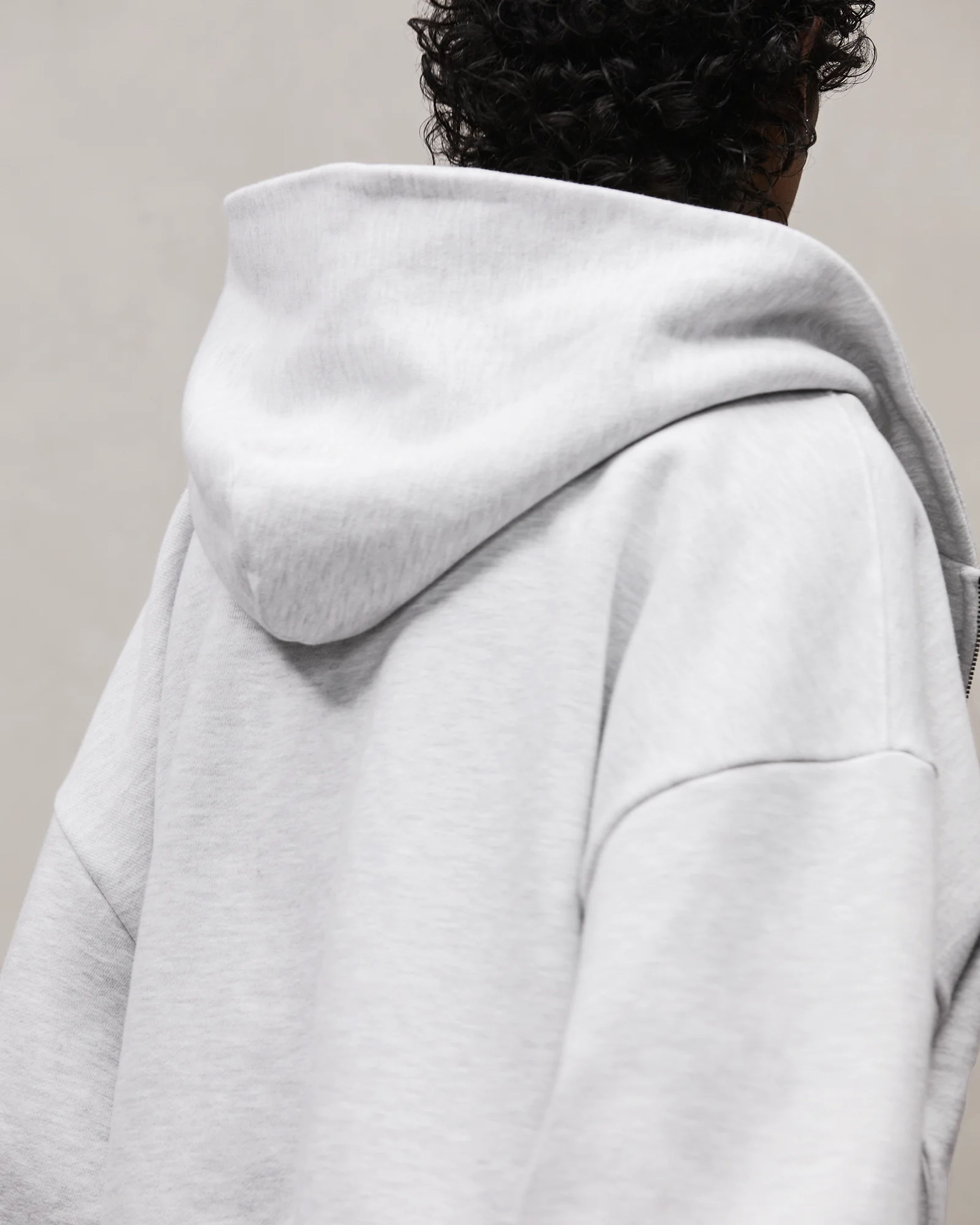 Thermal Hood Heather Grey - Image 3