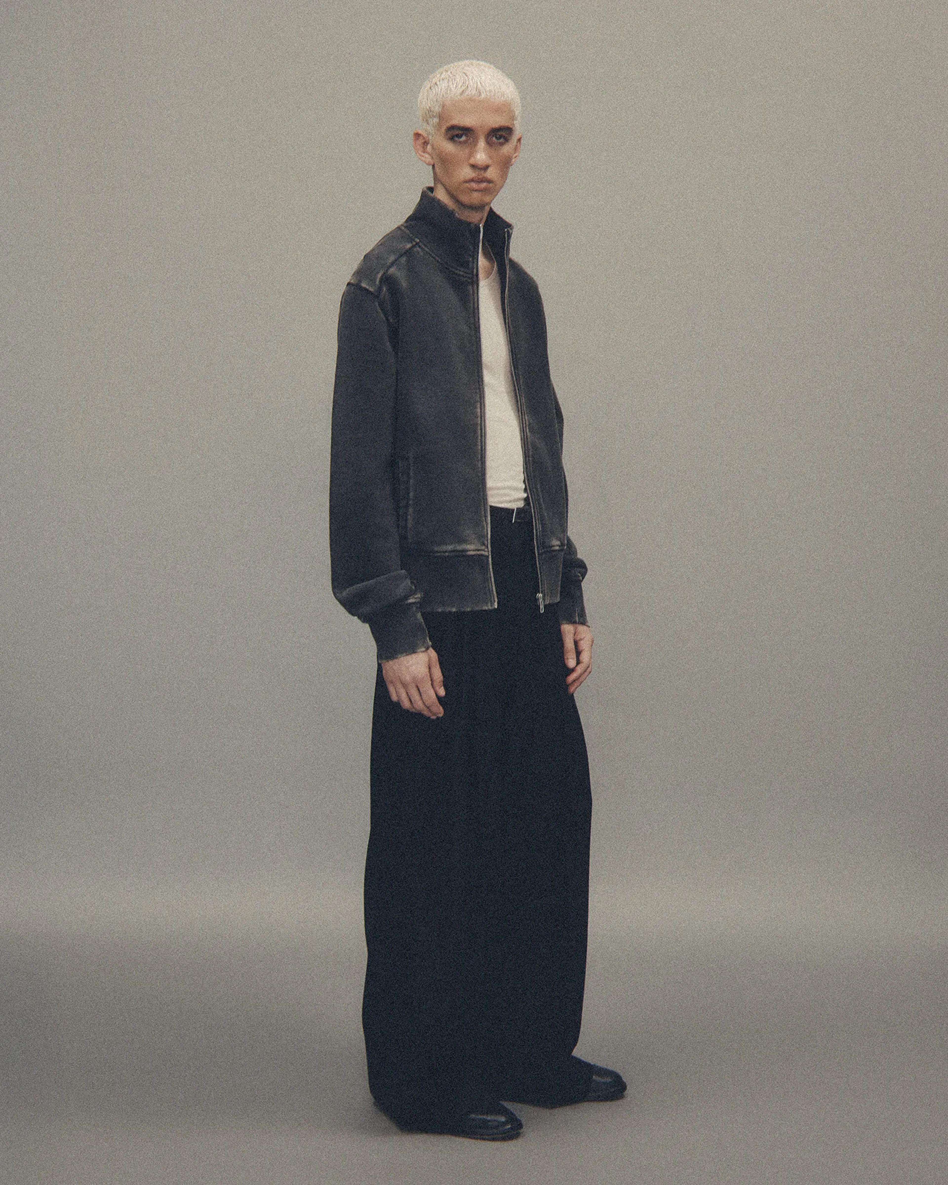 Standard Track Jacket Washed Black - Image 3