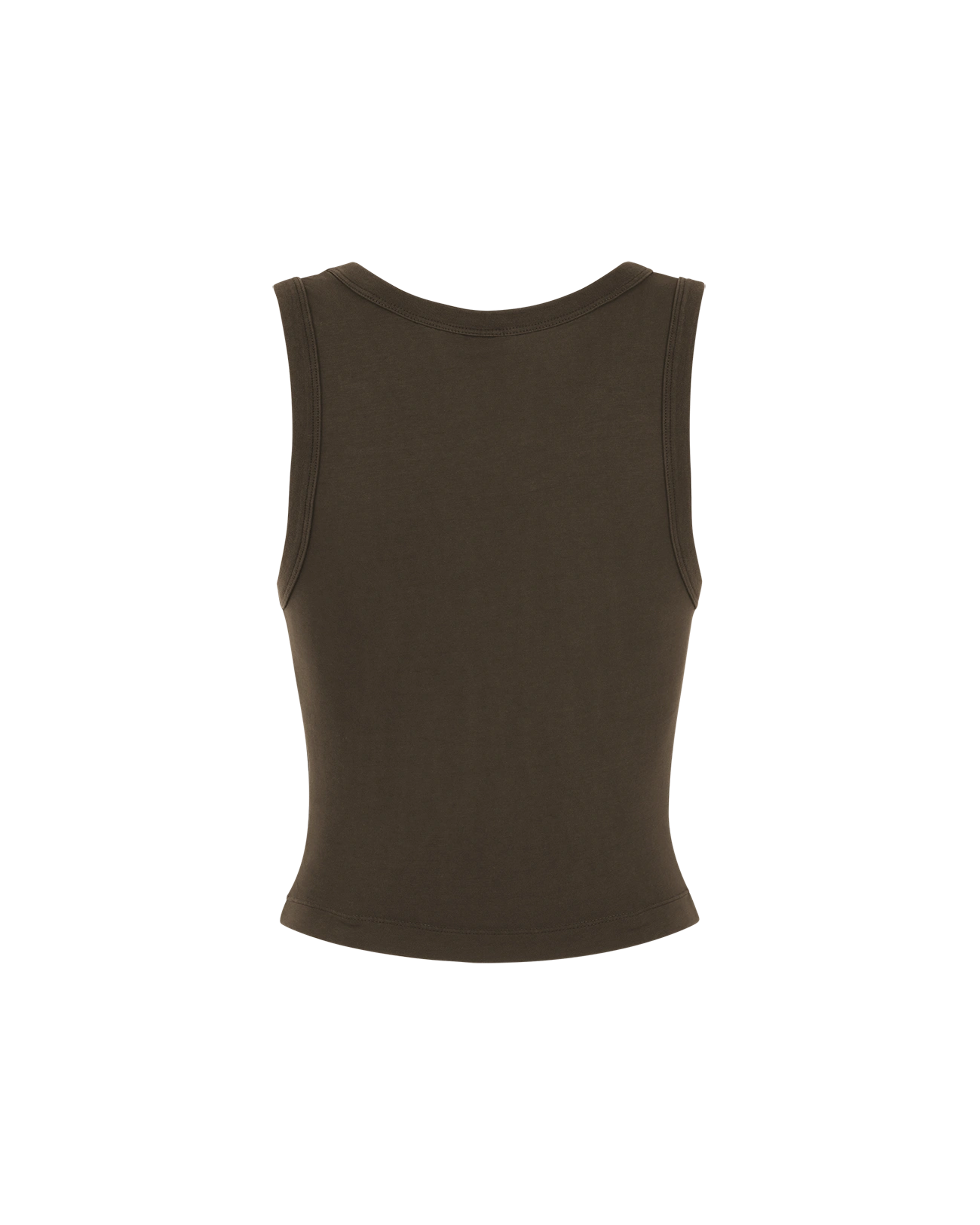 Cropped Tank Brunette - Image 2