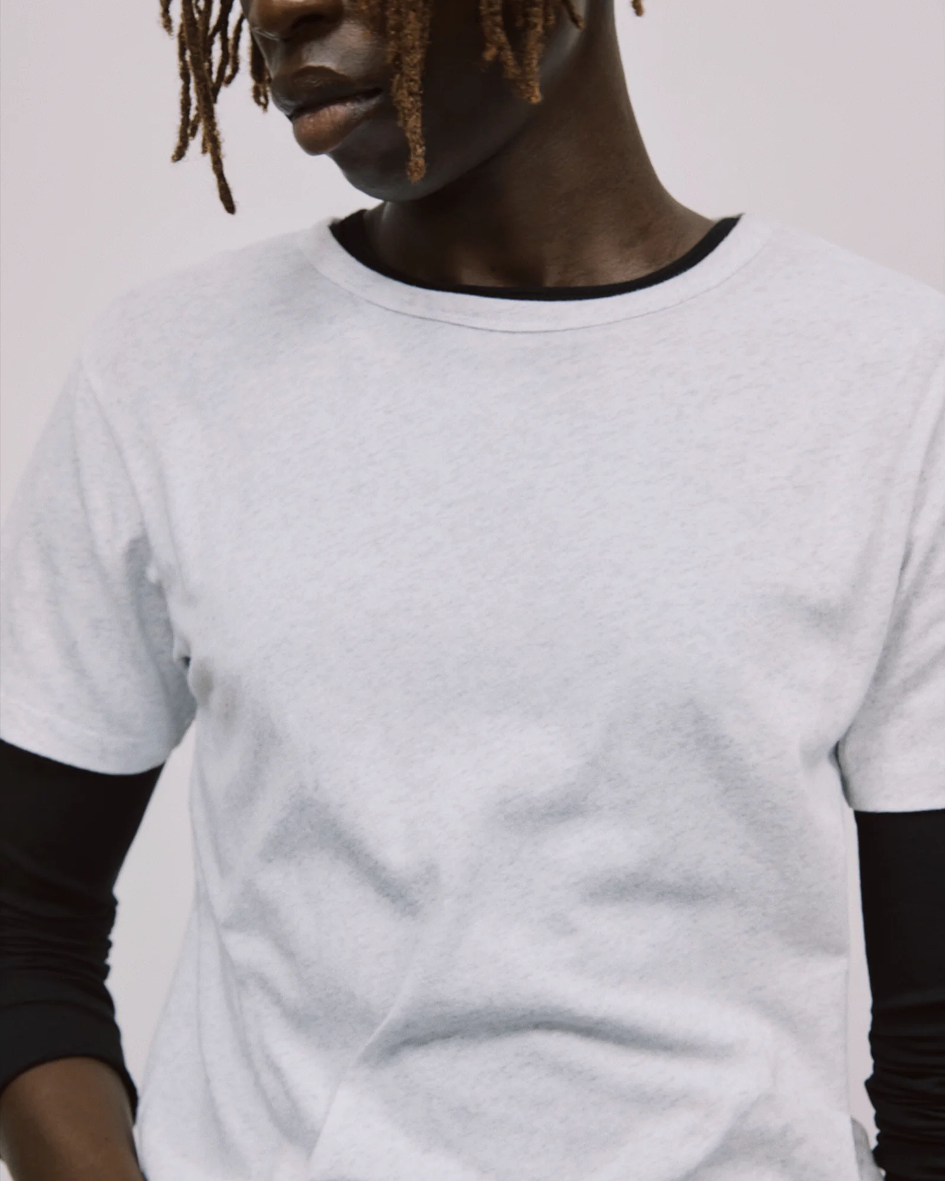 Mini Tee Heather Grey - Image 2