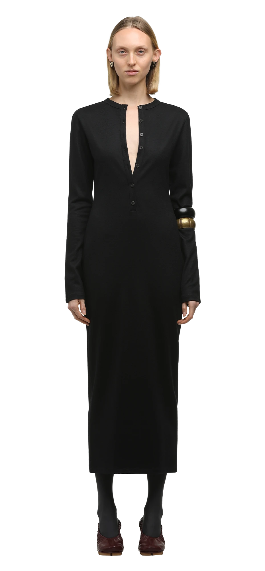 city wool dress black - entire studios city wool dress black - entire studios
