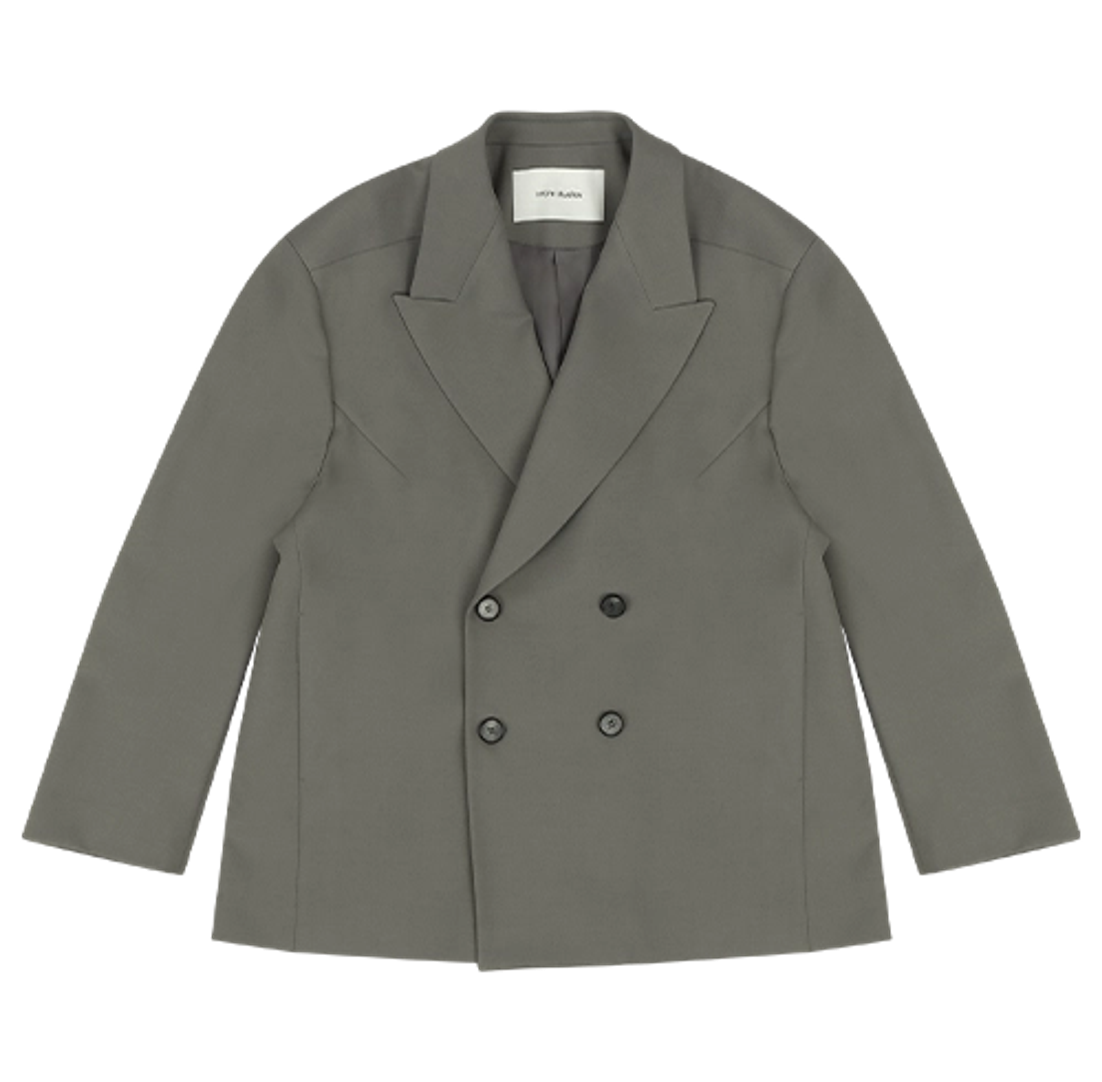 Product double-breasted-blazer-gravel thumbnail