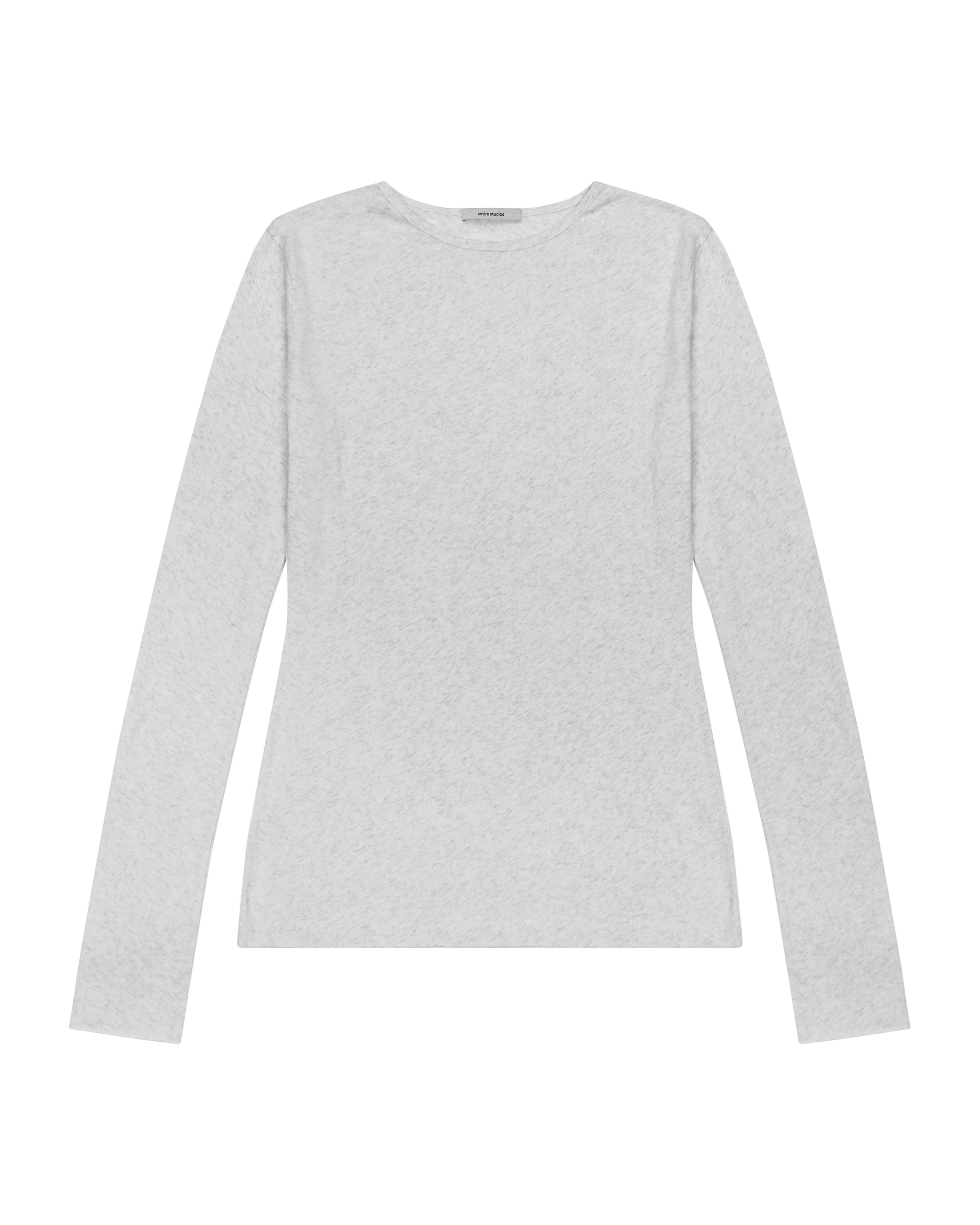 Sheer Long Sleeve Heather Grey - Image 5