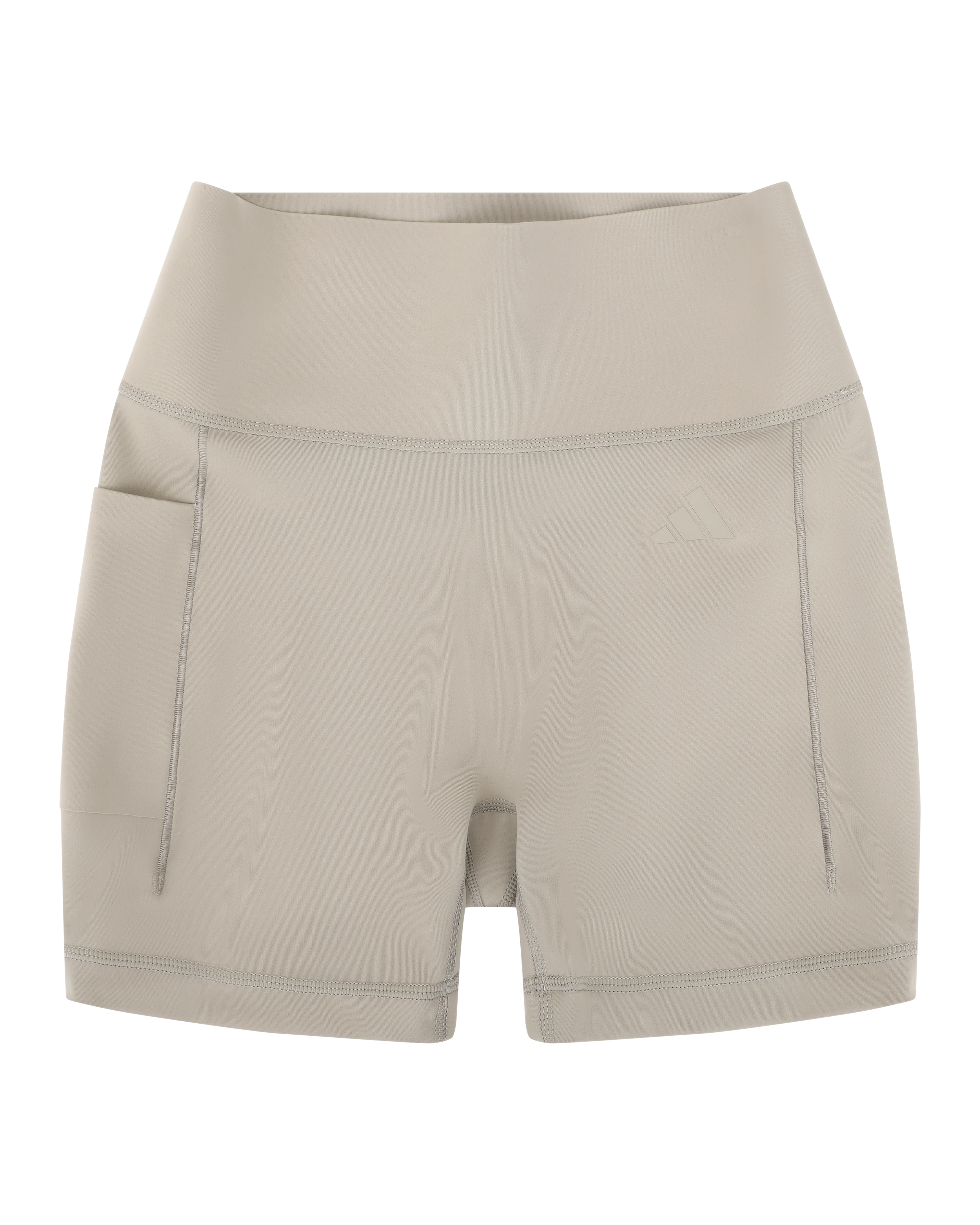 Optime Short Training Leggings Beige/Khaki - Image 3