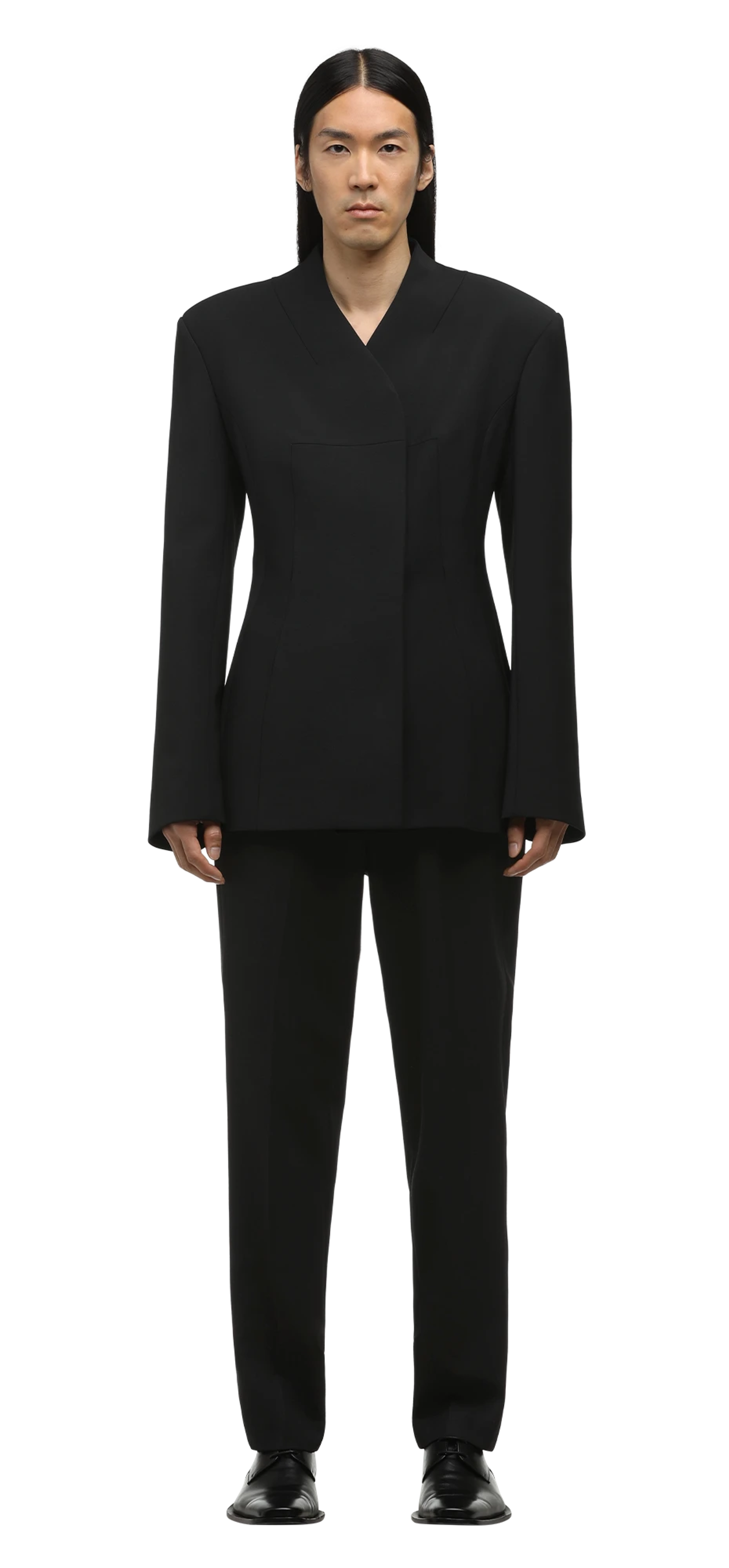vessel-jacket-black character front view