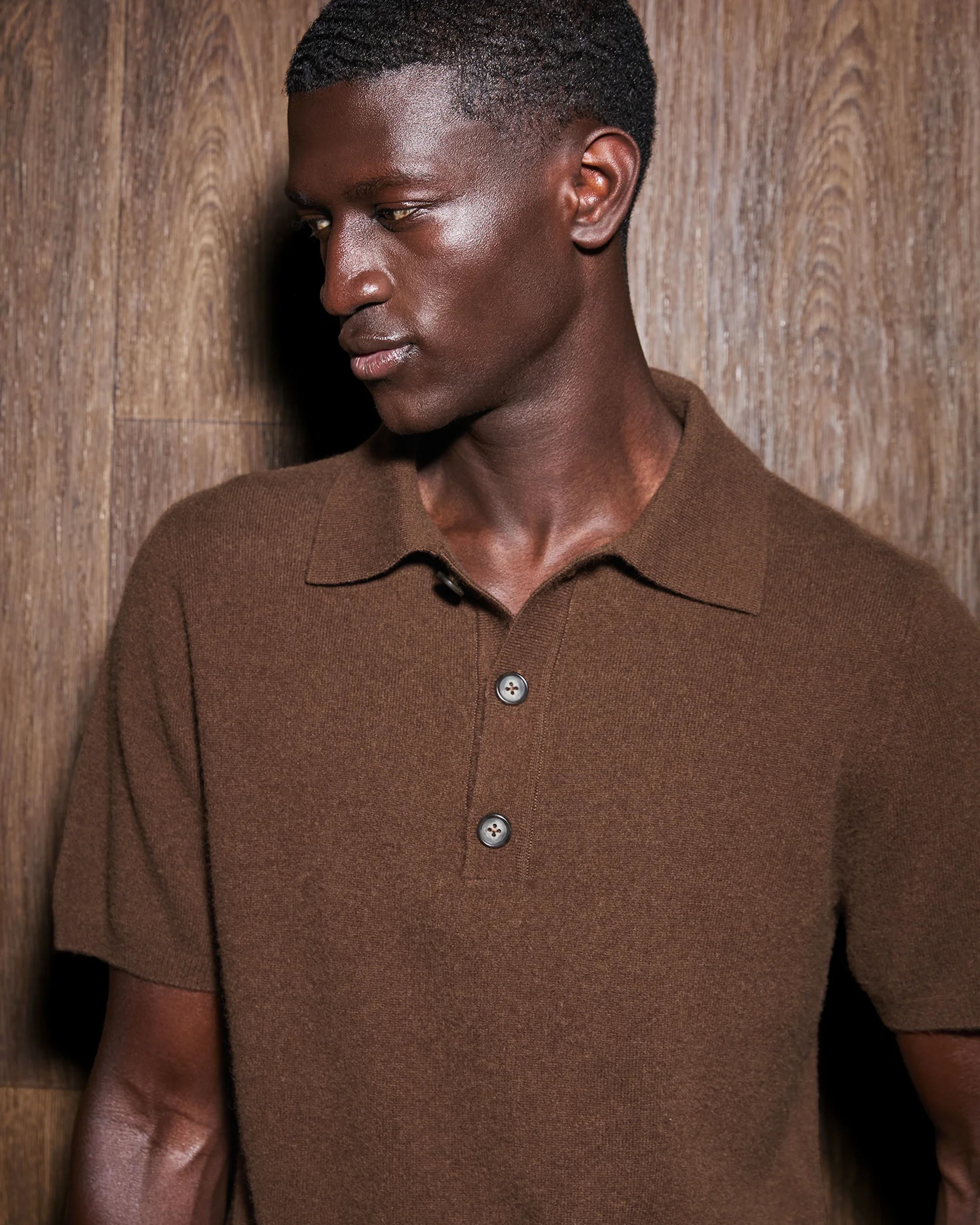 Short Sleeve Knit Polo Cedar - Image 2