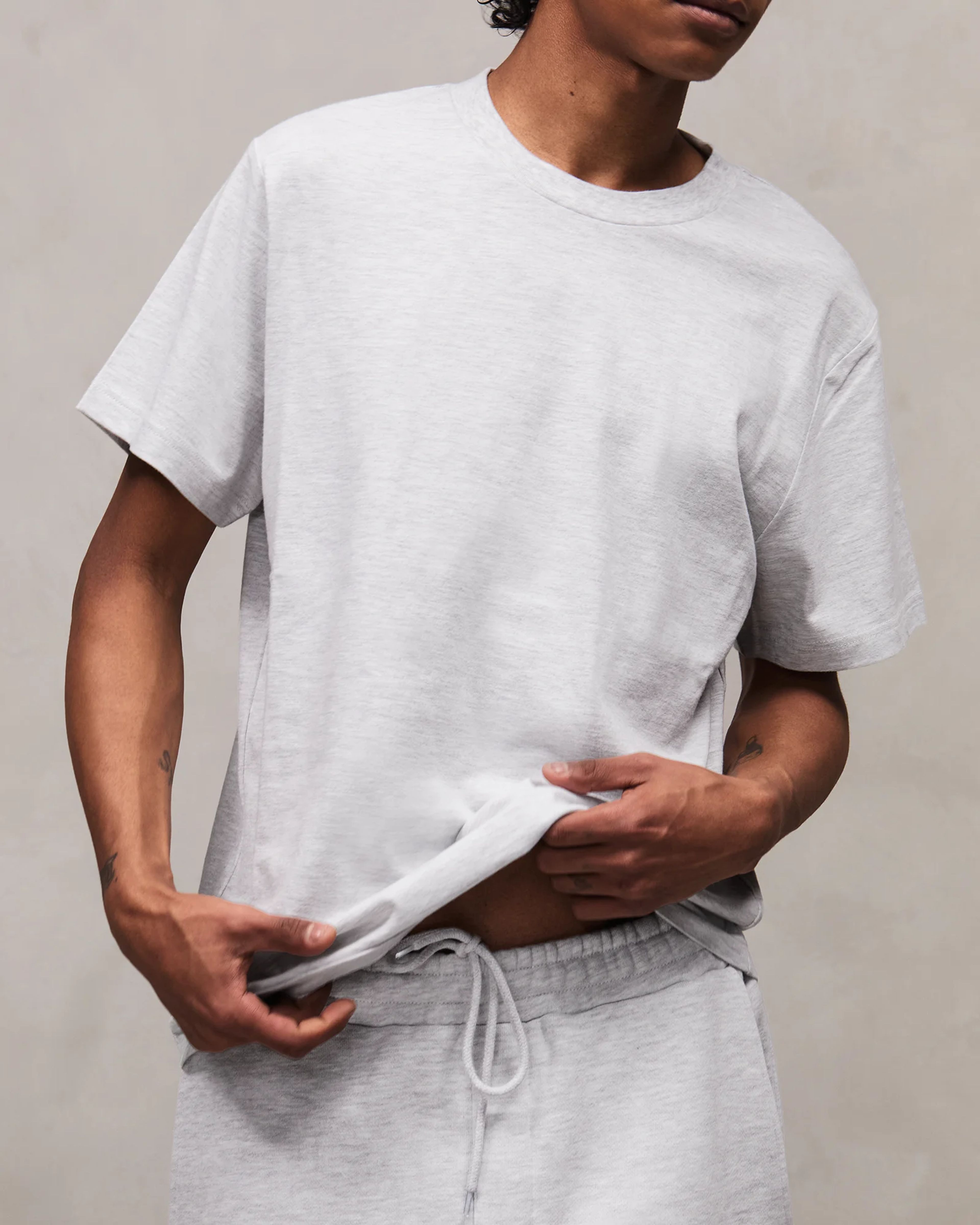 Standard Tee Heather Grey - Image 3