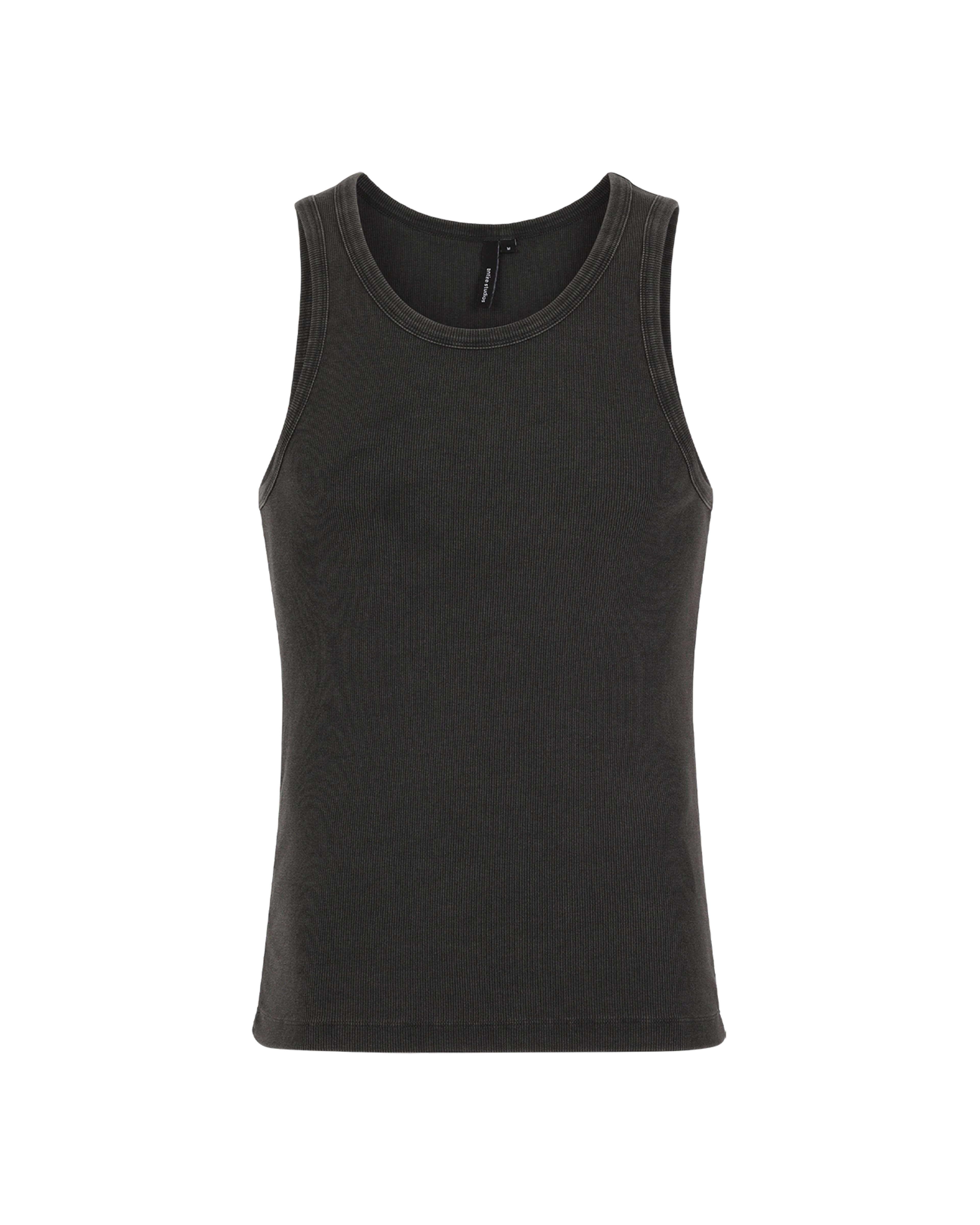 Archive Rib Tank Washed Black - Image 1
