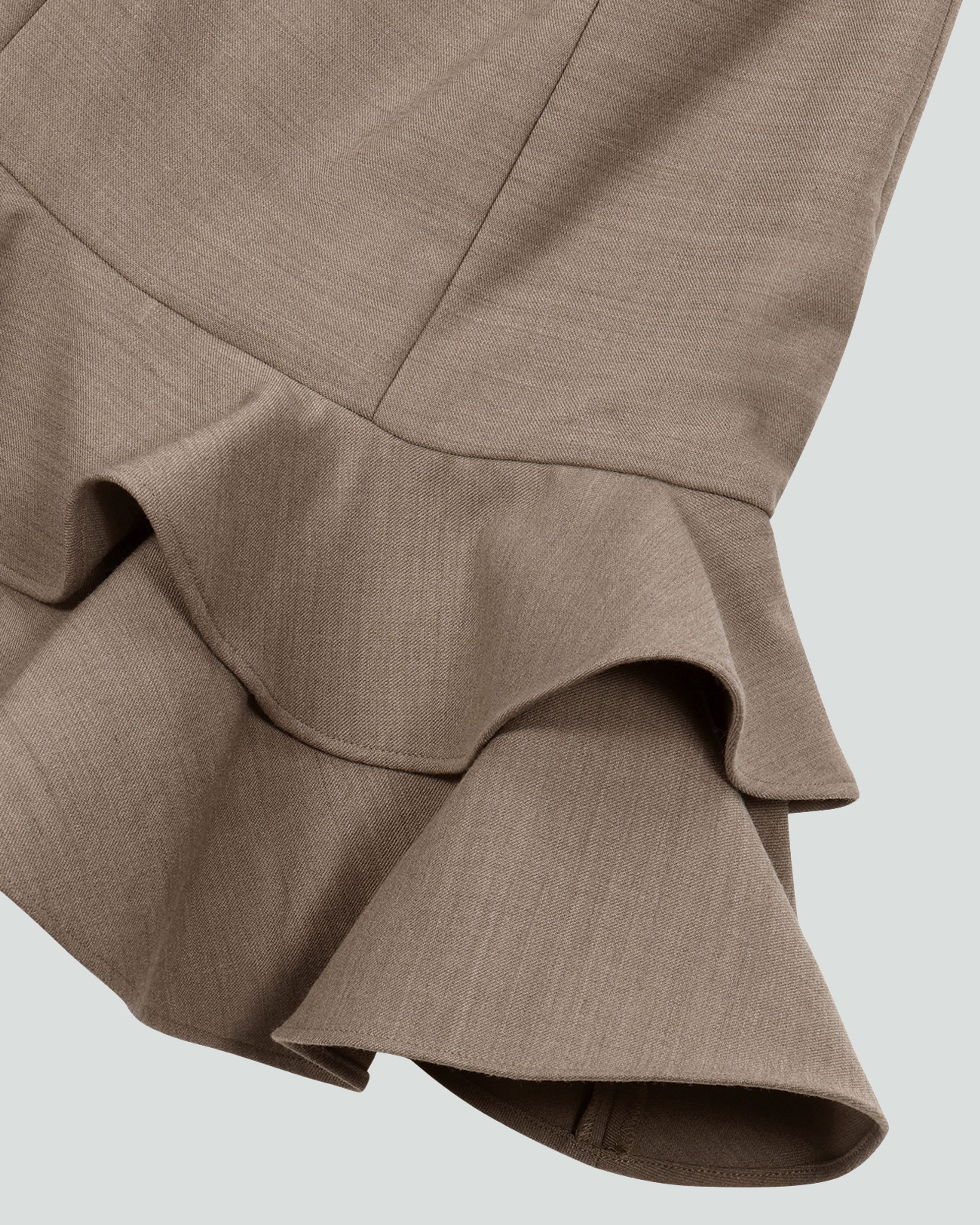 Kettle Cut Mini Dress Hazelnut - Image 4