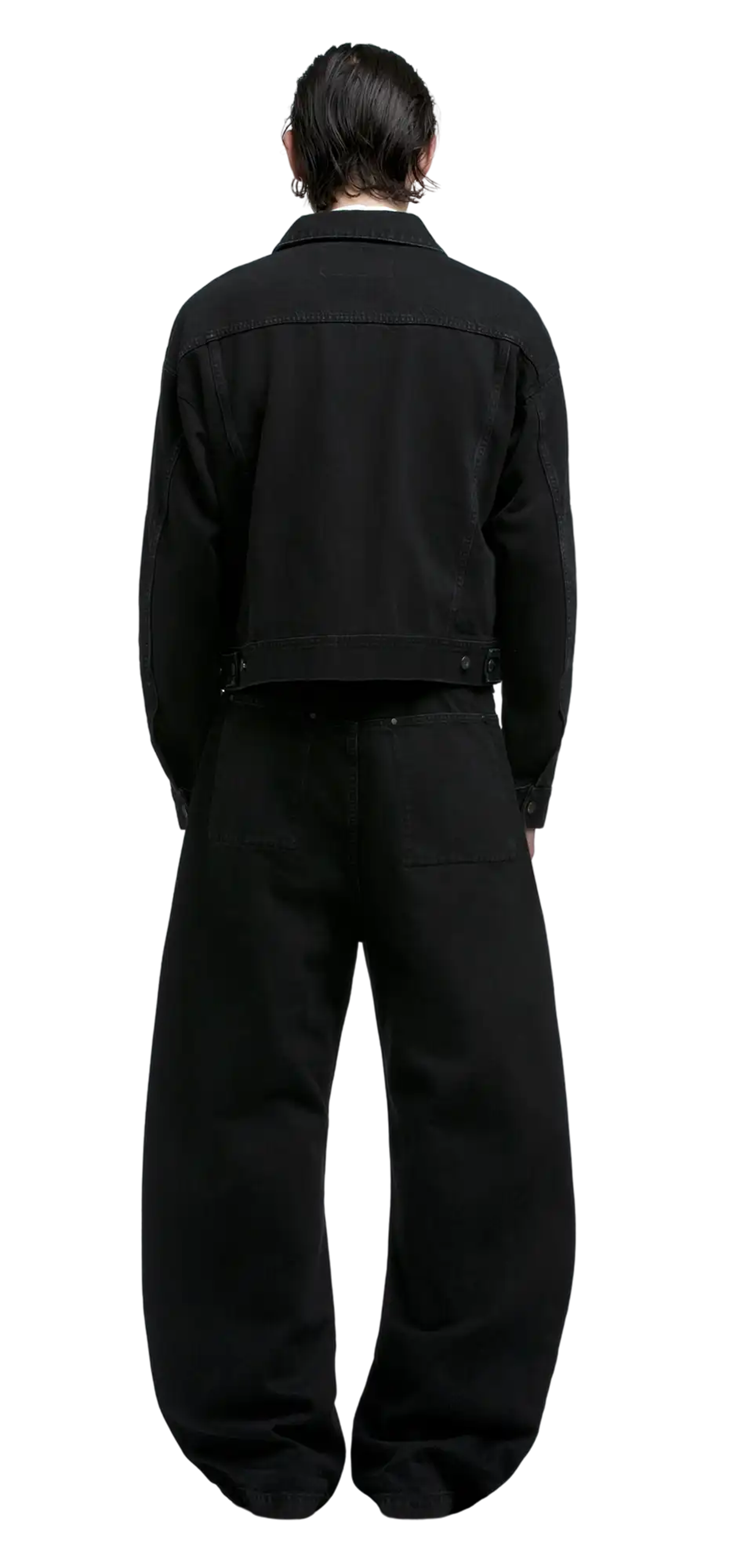 gem denim jacket magnetite - entire studios