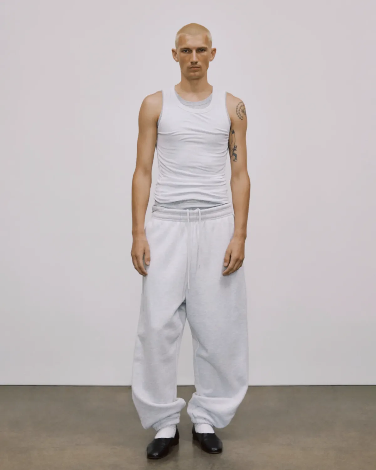 Sheer Tank Heather Grey - Image 3