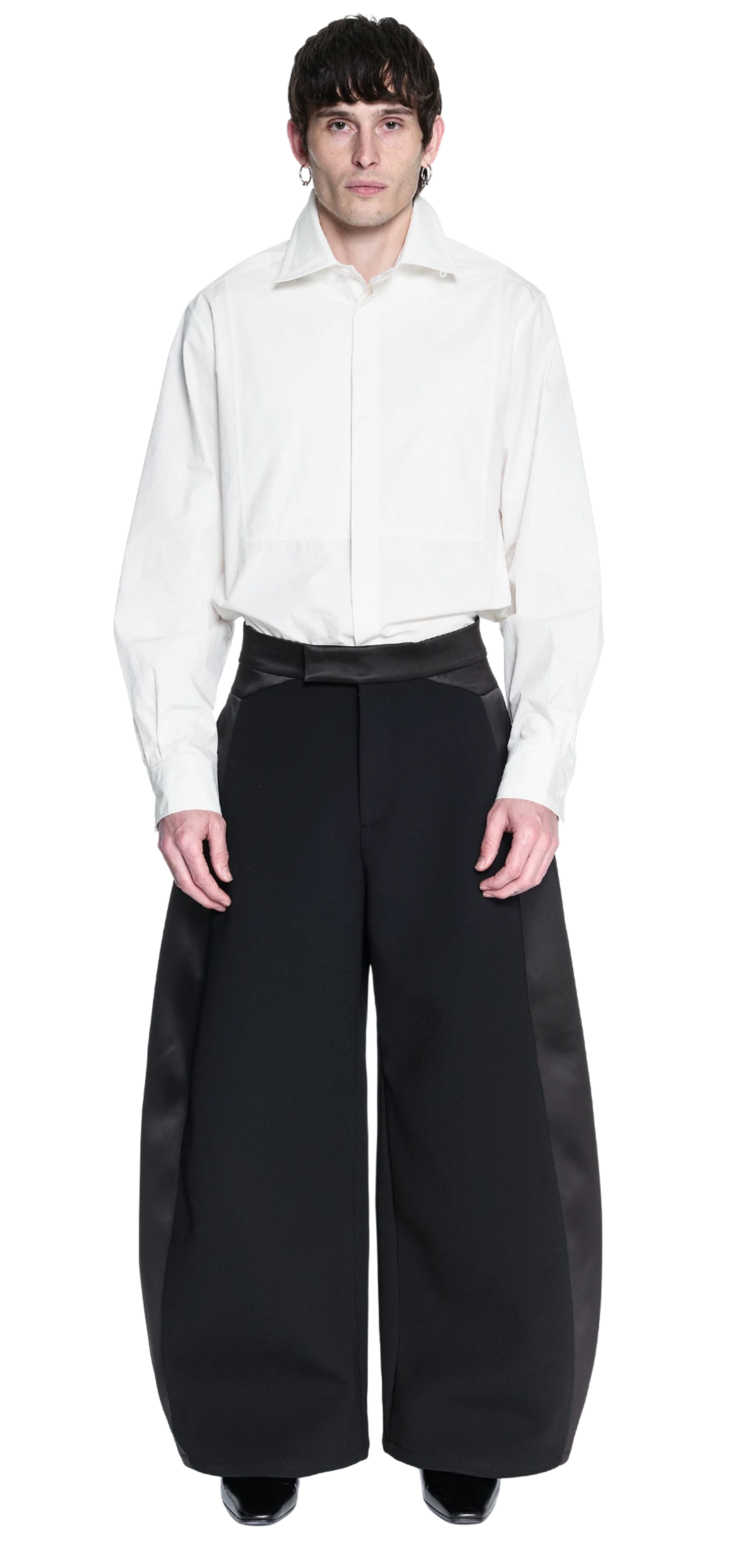 ental-trouser-black character front view