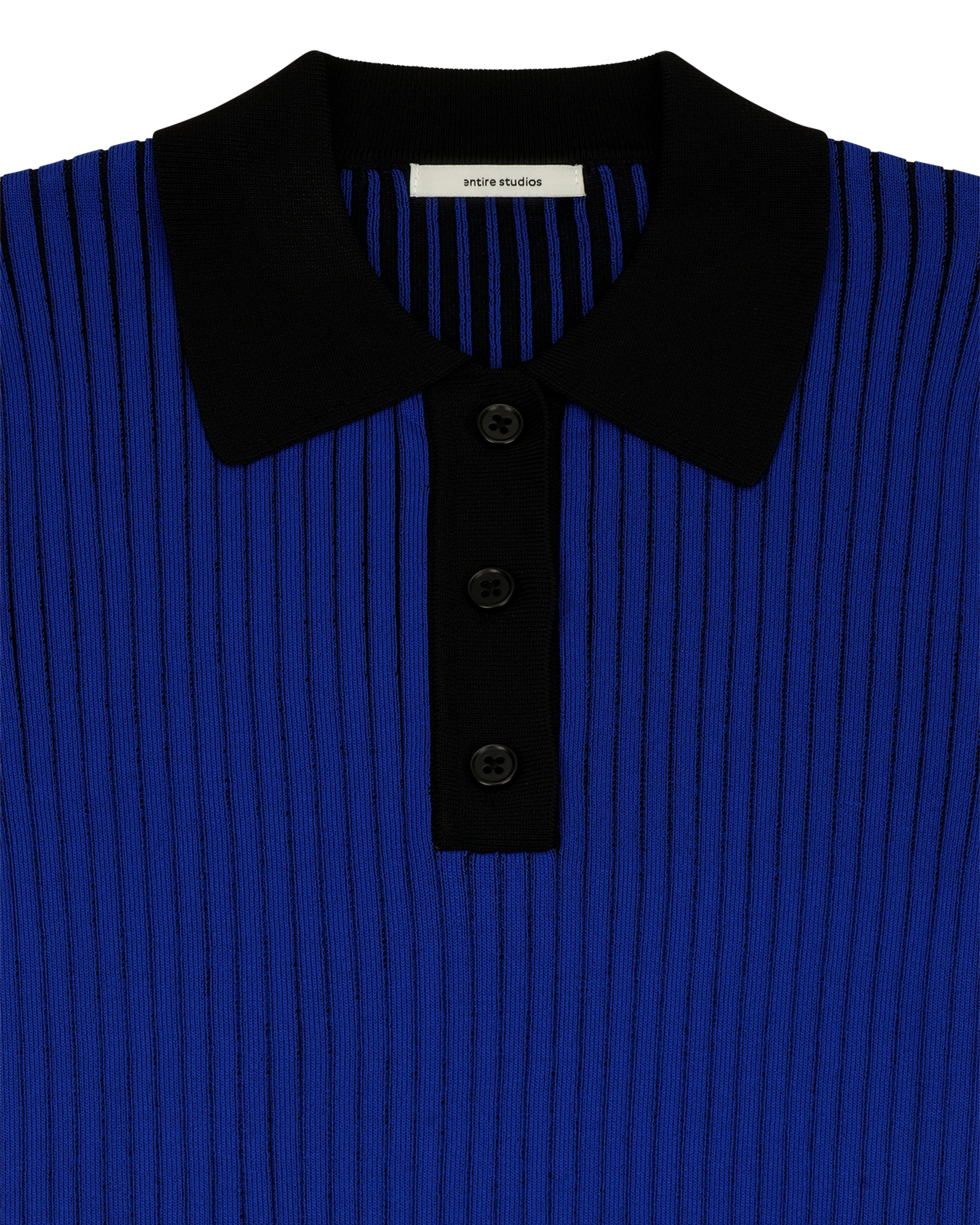 Ribbed Polo Cobalt - Image 4