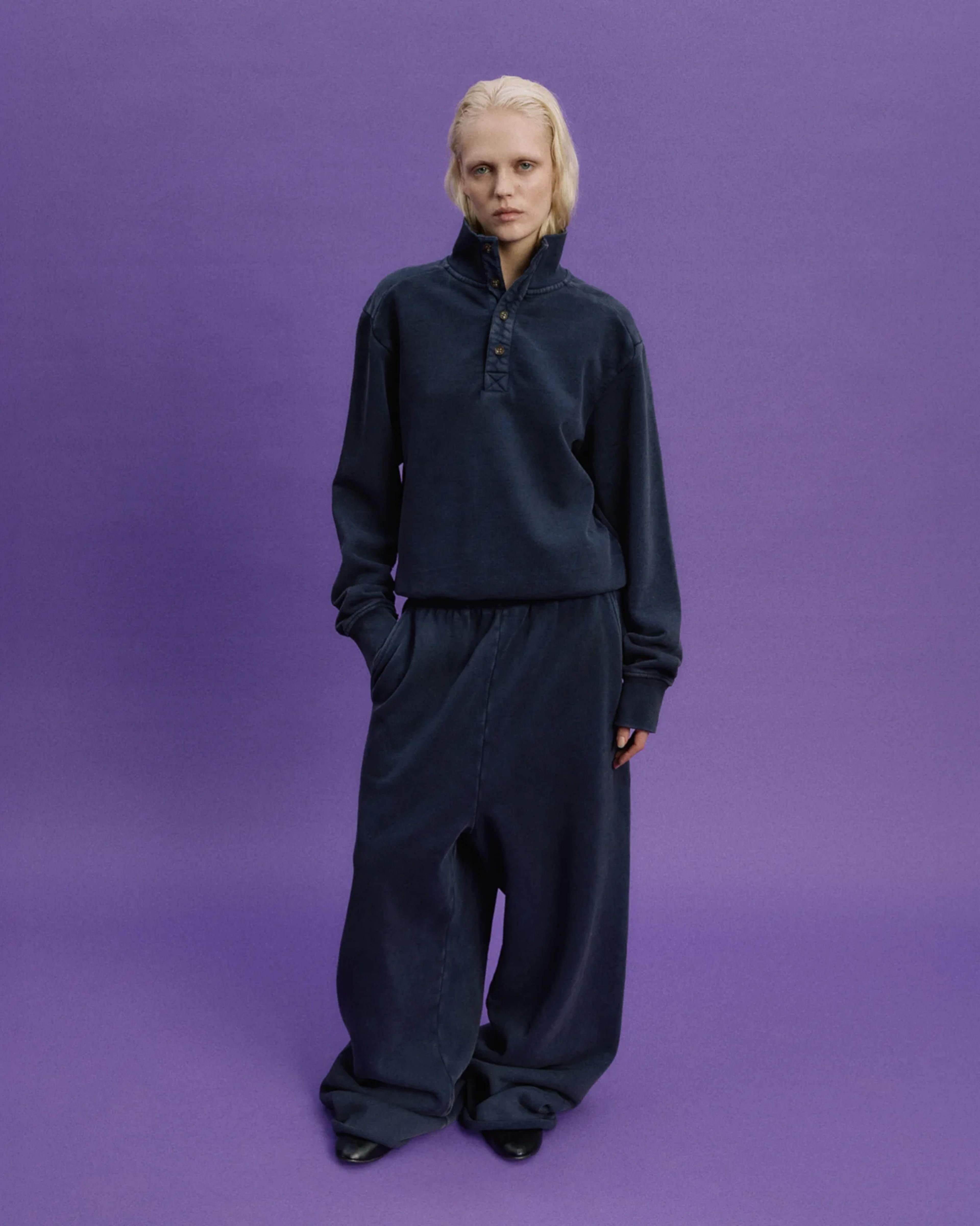 Full Sweatpant Salted Navy - Image 3
